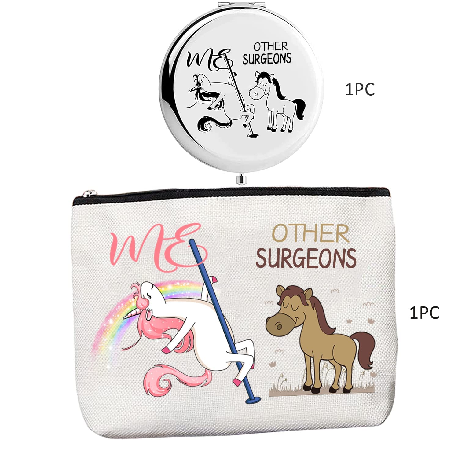 Surgeon Makeup Bag & Travel Organizer - Christmas Gifts for Surgeons (Ideal for Medical Professionals)