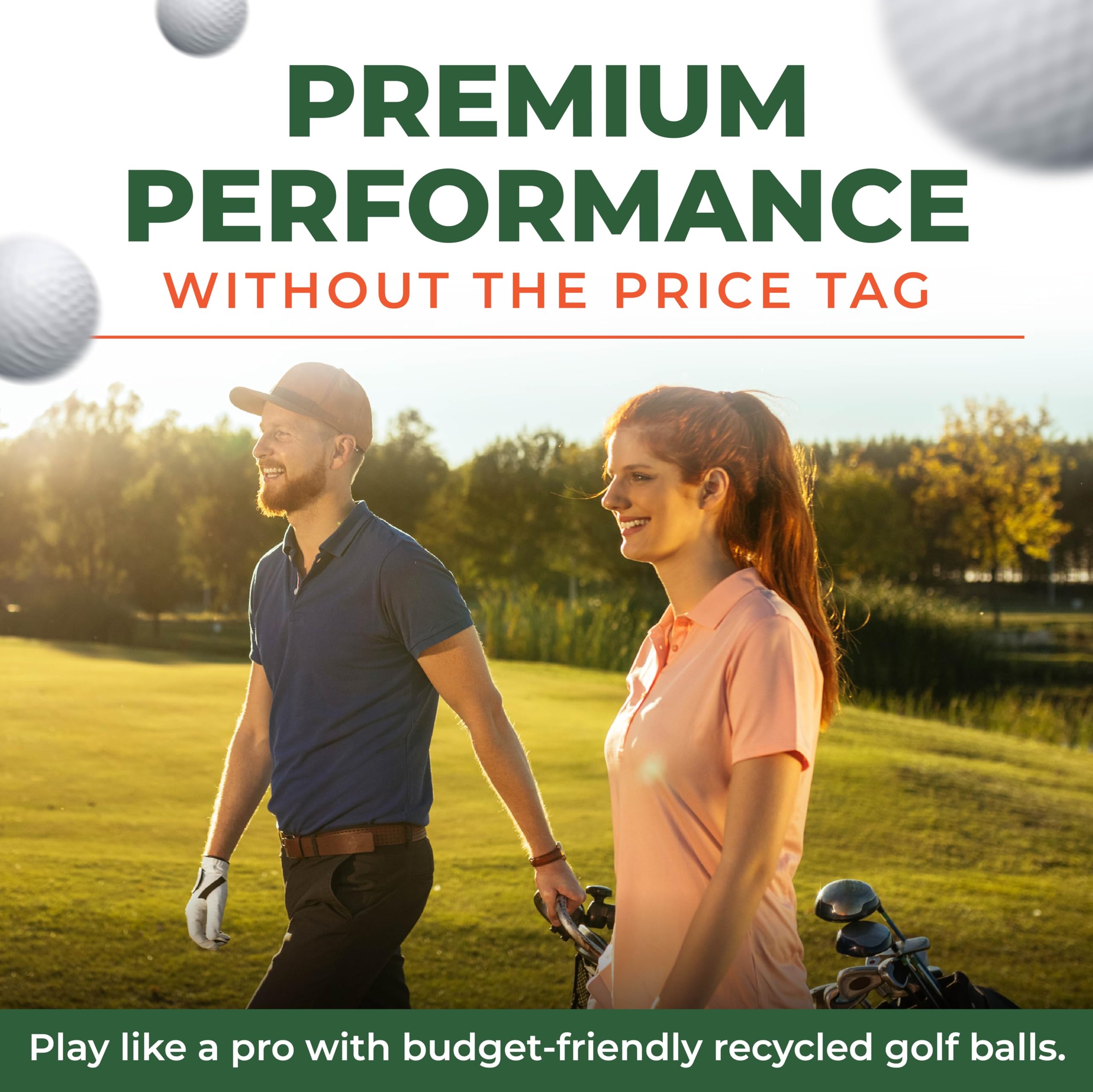 Recycled Titleist AVX Yellow Golf Balls Bulk - for Men & Women | Driving Range Practice