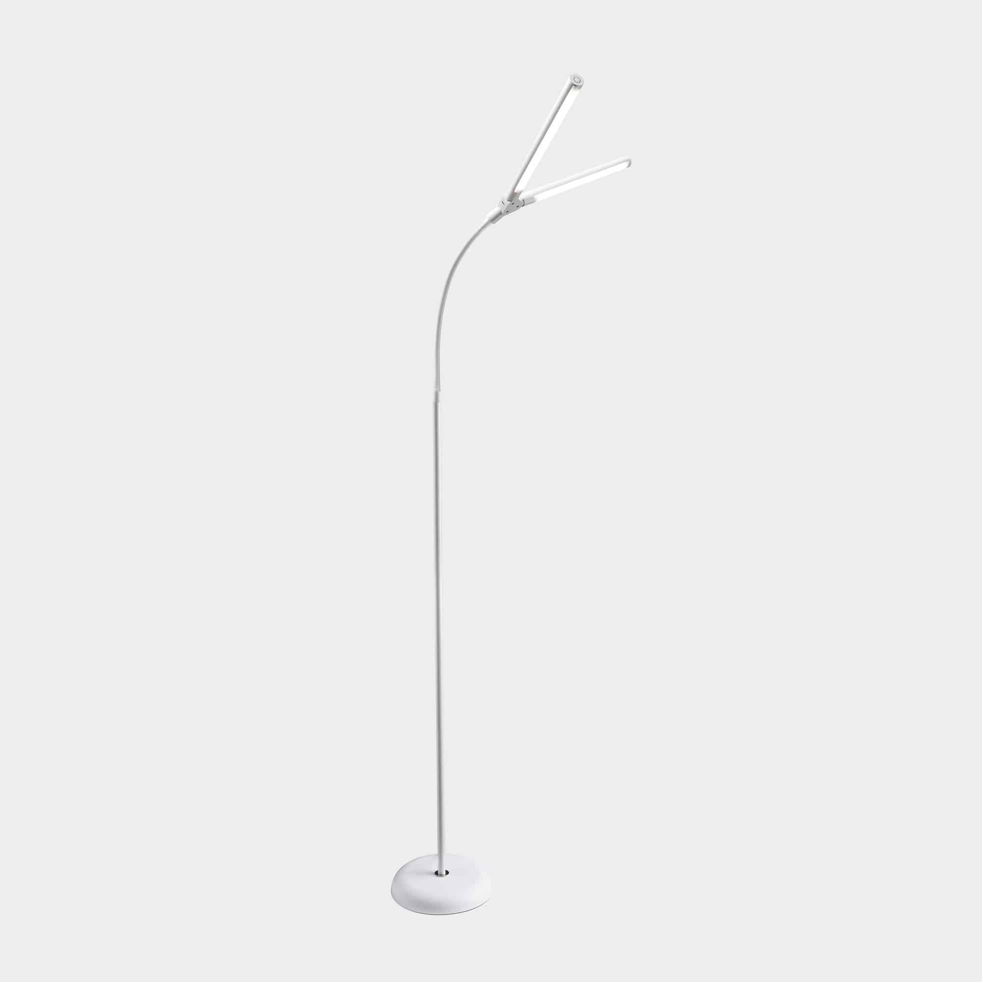 Duolamp Floor Lamp - Modern LED Standing Light with Adjustable Brightness & Color Temperature for Living Room, Bedroom, or Office