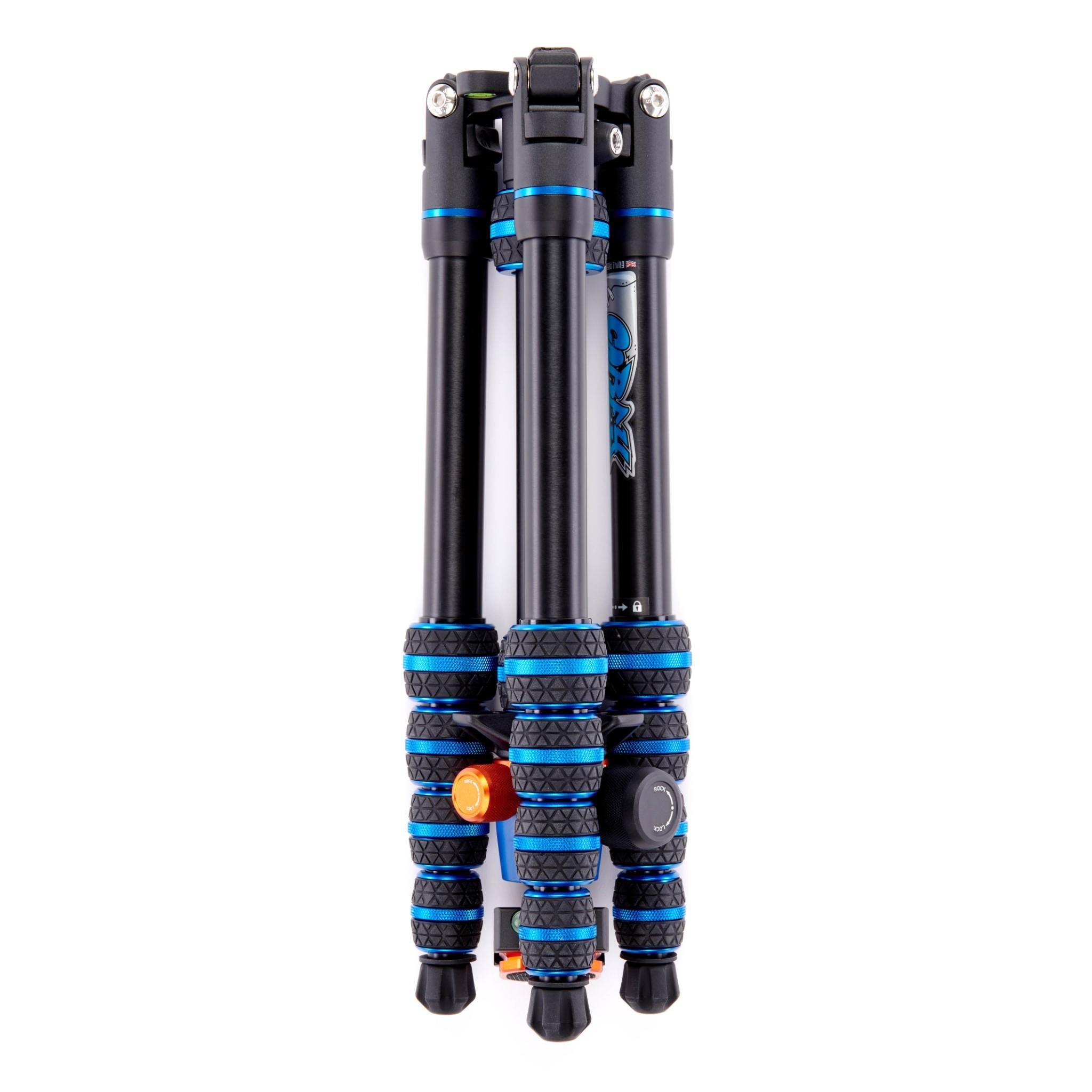 3 Legged Things Punks Corey 2.0 & Airhed Neo 2.0 Tripod System (Blue) - Professional Camera Tripod for Photography, Videography, Travel & Outdoor Shooting