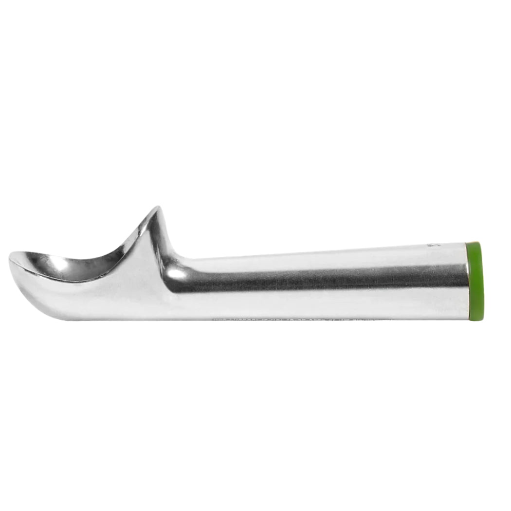 Premium Browne 2.5 Oz Aluminum Ice Cream Scoop #16 - Heavy Duty Green Restaurant Quality Dipper - Perfect for Ice Cream Parlors, Dessert Shops & Home Use