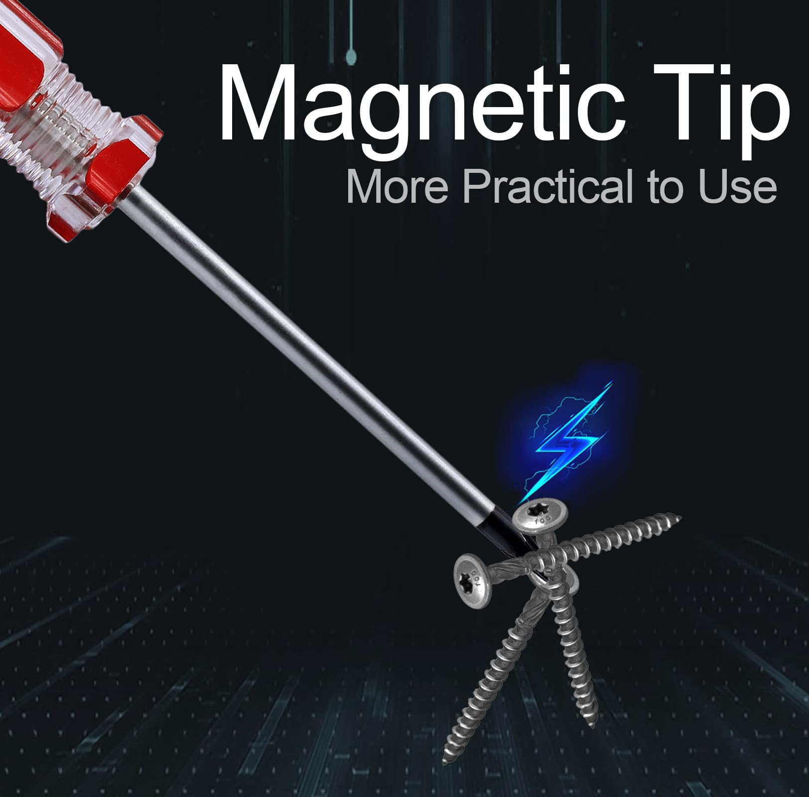 Luomorgo T10 Torx Screwdriver - 75mm Magnetic Tip with Insulated PVC Handle | Security Torx Bit for Electronics, Appliances & Device Repair | Perfect for DIY, Phone & Laptop Fixing