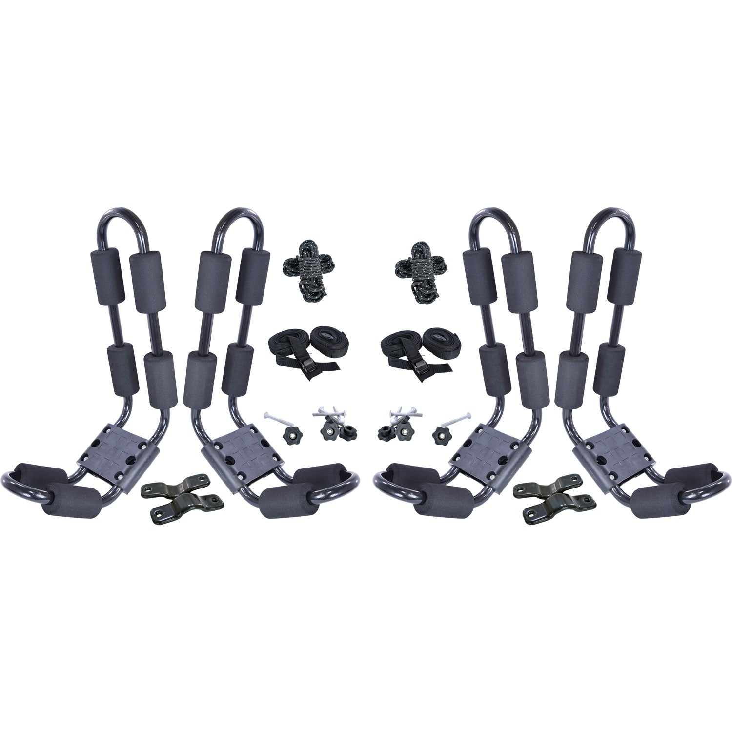 Malone Ecorack Kayak Carrier - 2 Pack Heavy Duty Roof Rack System for Canoes & Kayaks - Perfect for SUVs, Trucks & Outdoor Adventures