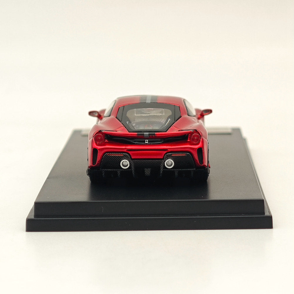 1:64 Scale Ferrari Novitec 488 Pista Red Diecast Model Car - Super Detailed Racing Sports Collectible for Display, Gifts & Car Enthusiasts