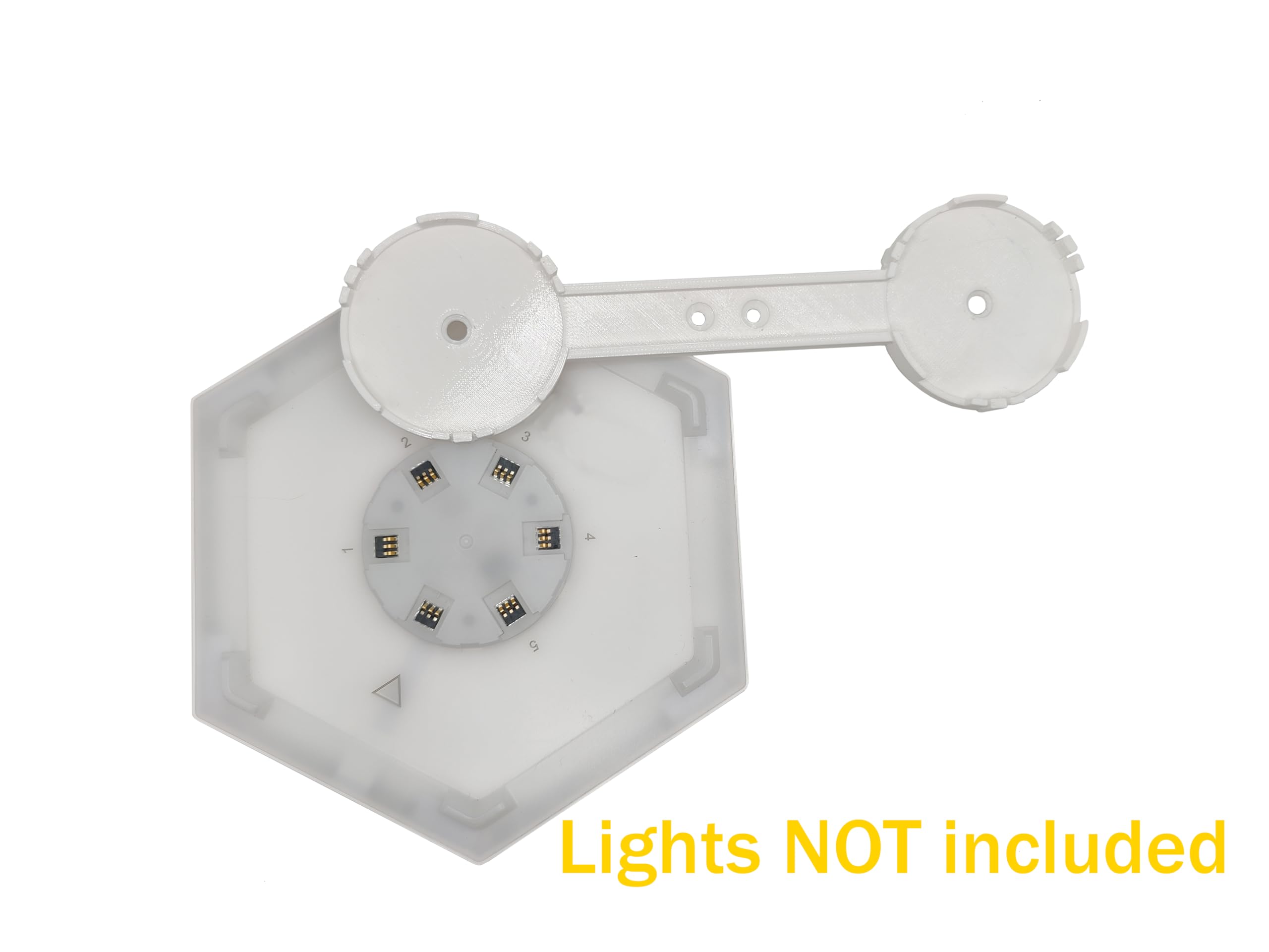 Govee Hexagon Lights H6061 Wall Mounting Bracket Kit - 7-Piece Drywall Installation Set for Glide Hexa Hexagon Panel Lights | Perfect for Bedroom, Gaming Room & Home Decor Lighting