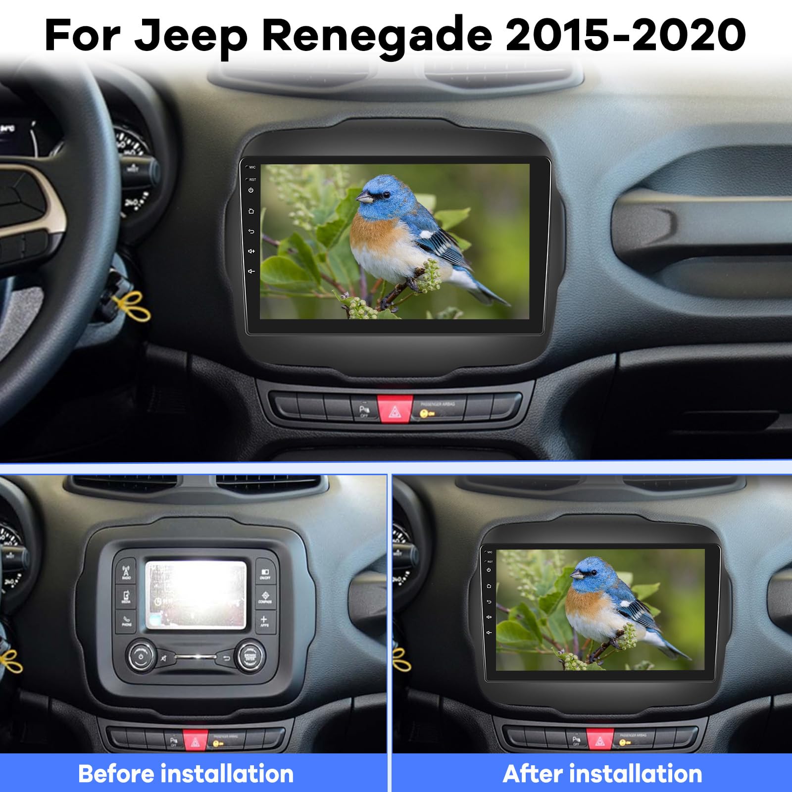 2G+64G Android 13 Car Stereo for Jeep Renegade 2015-2020 | 9