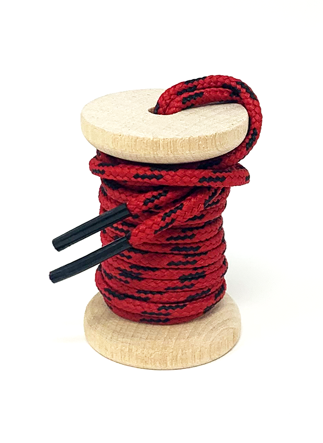 Premium Red & Black Boot Laces - Heavy Duty & Durable Shoelaces for Work Boots, Hiking & Motorcycle Riding - Perfect Replacement Laces for Outdoor & Workwear