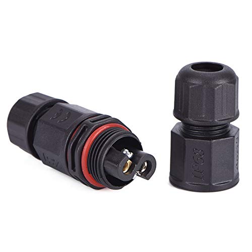 Waterproof 3 Pin Outdoor Plug Socket - IP67 Electrical Connector for Garden & Pool Use