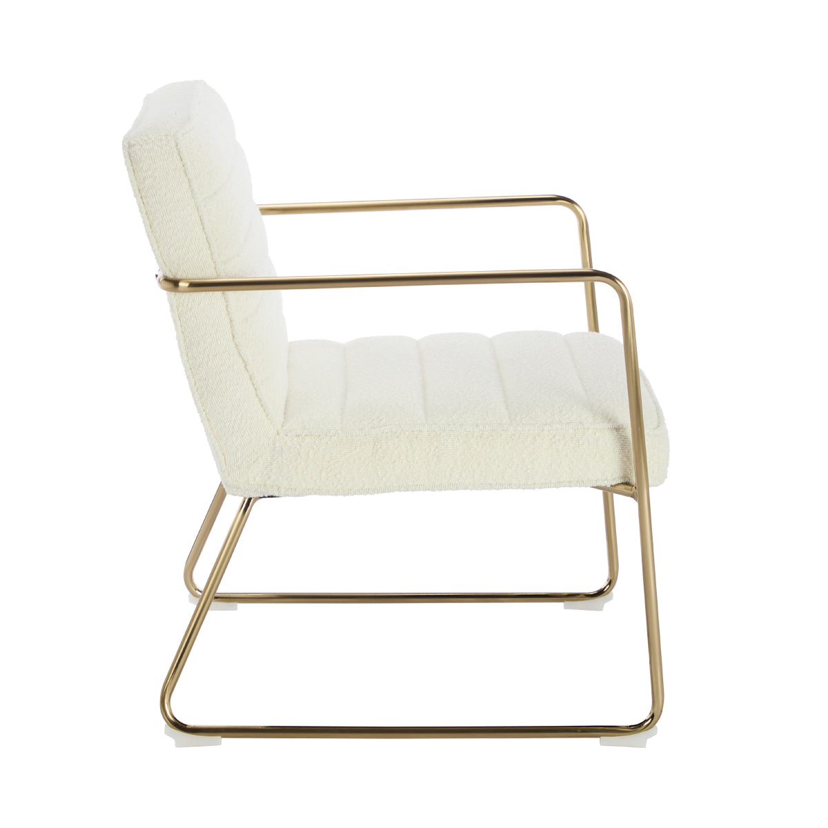 Felix Boucle Armchair - Modern Upholstered Accent Chair for Living Room, Bedroom, or Office - Cozy & Stylish Home Decor