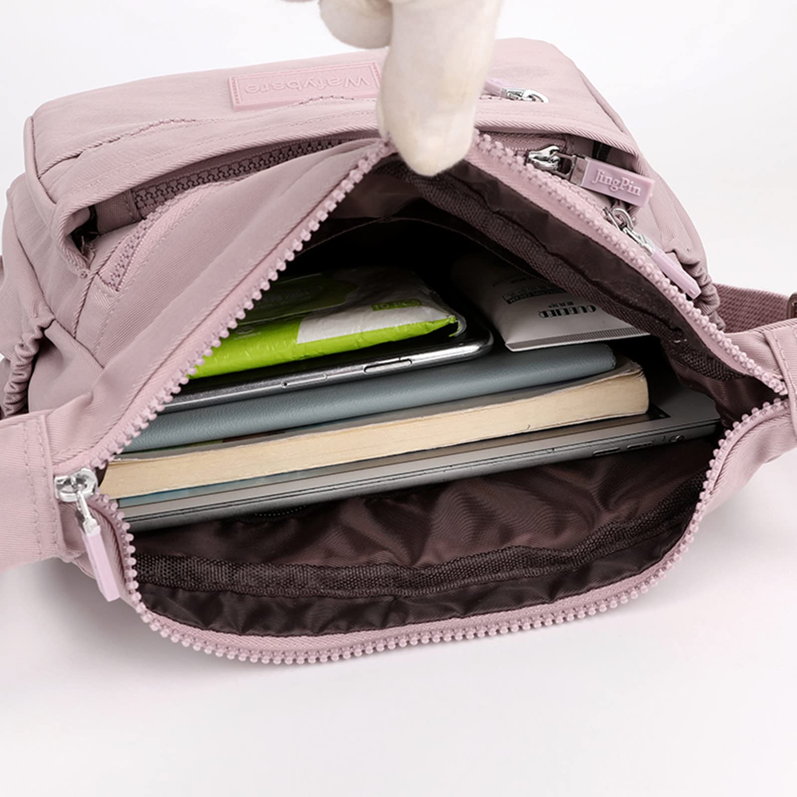 Stylish Women's Multi-Pocket Crossbody Bag - Fashionable Messenger & Shoulder Purse for Everyday Use, Work, Travel & Shopping