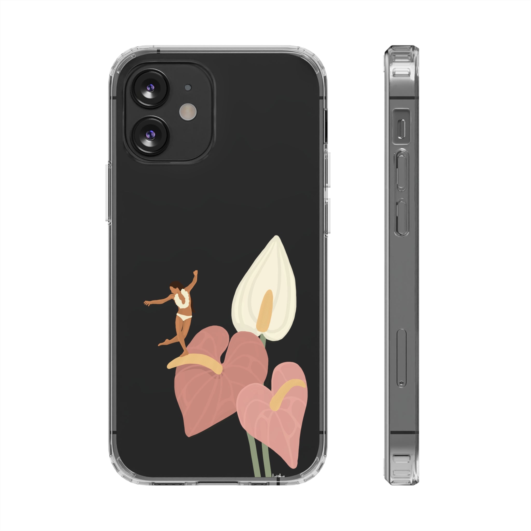 He'e Nalu Clear Phone Case - Ultra Slim Protective Cover for iPhone & Samsung - Perfect for Beach, Surfing & Outdoor Activities