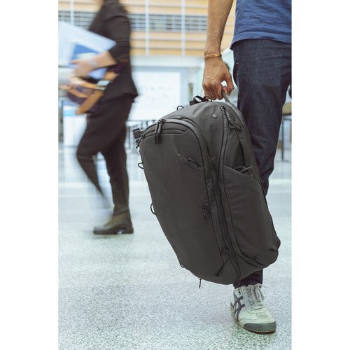 Peak Design 45L Travel Backpack - Waterproof Hiking Backpack for Men & Women - Durable Carry-On Backpack for Air Travel, Camping & Outdoor Adventures (Black)