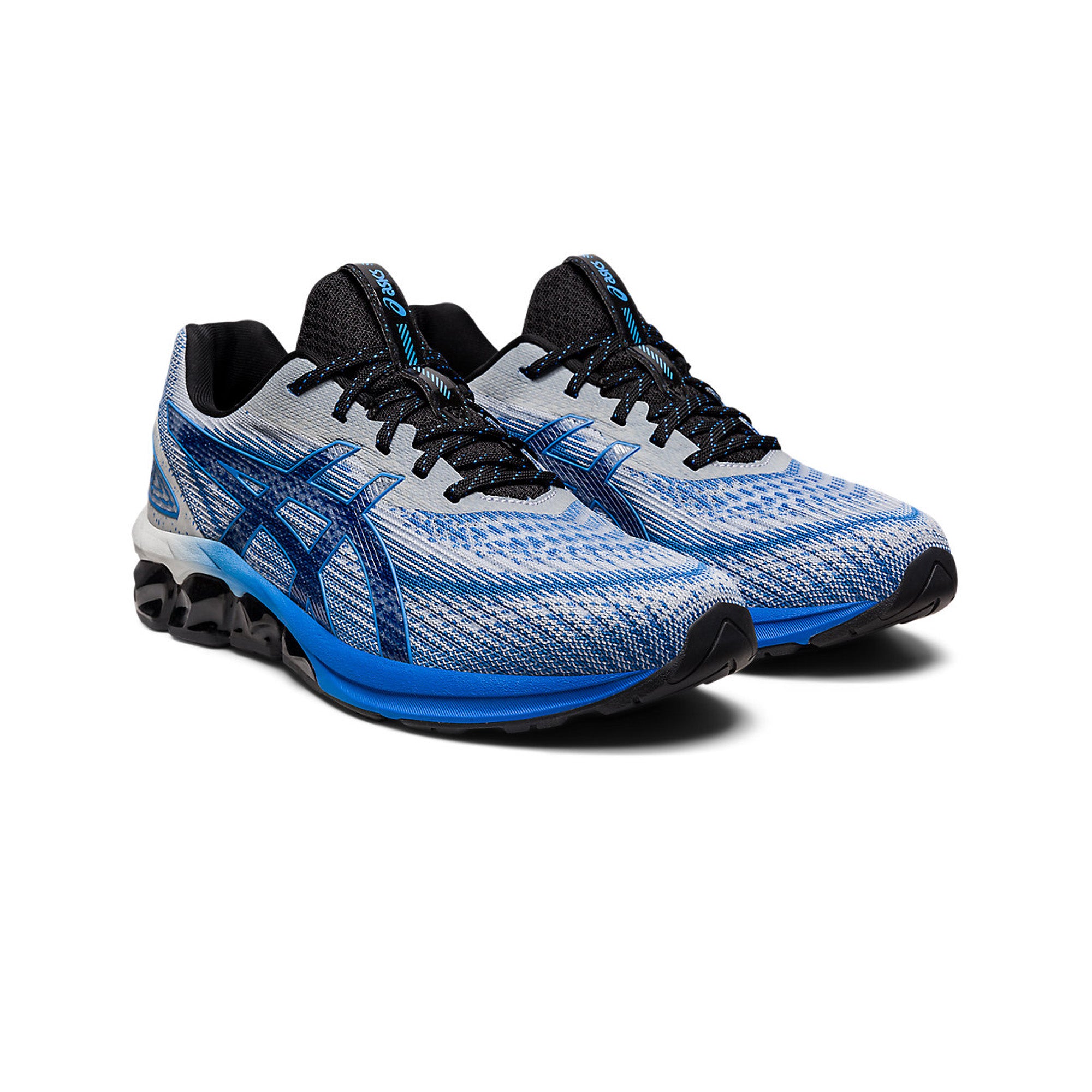 ASICS Gel Quantum 180 7 Running Shoes for Men - Blue Coast/Glacier Grey (2022) - Lightweight Cushioned Sneakers for Road Running, Jogging & Gym Workouts