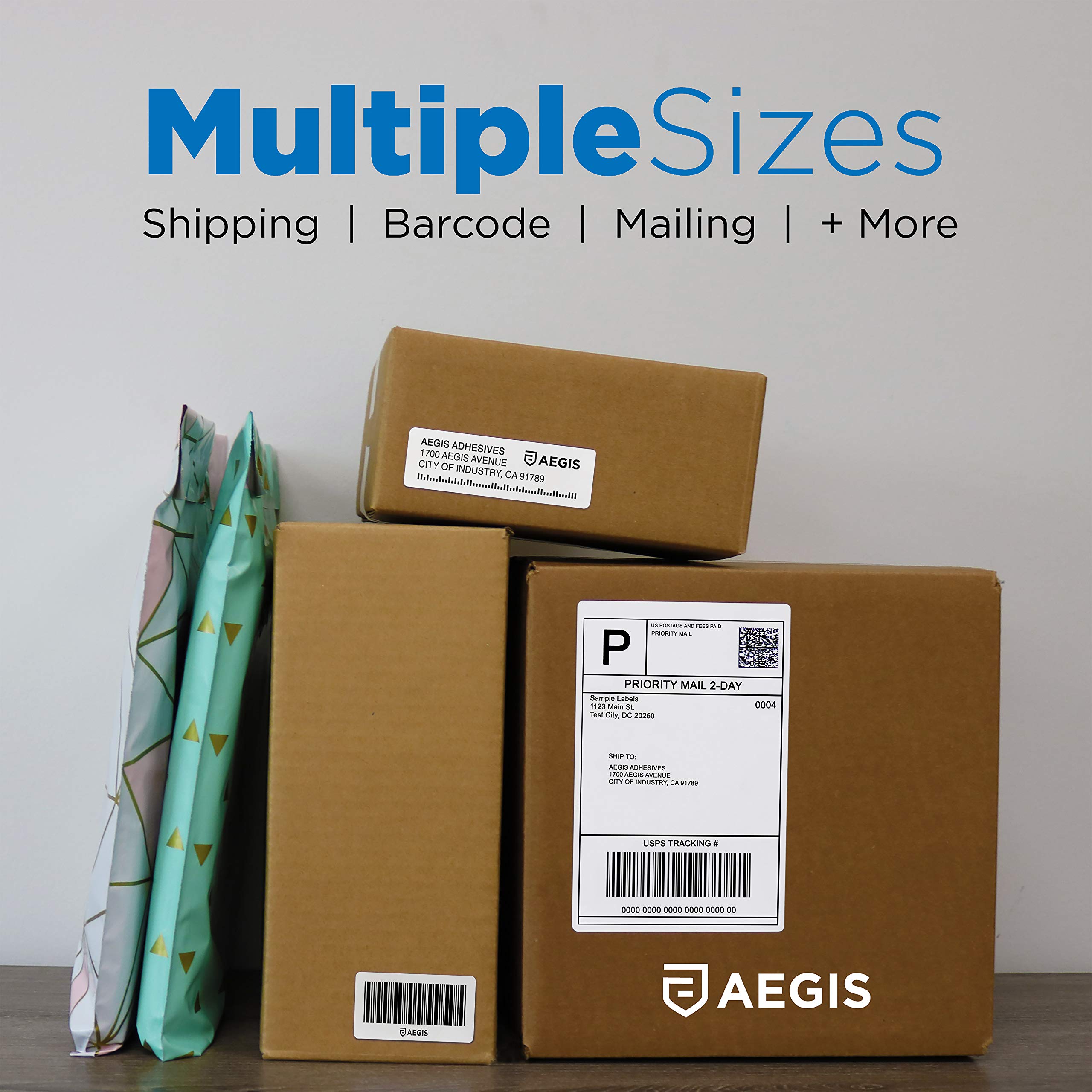 Aegis Adhesives Direct Thermal Labels - Compatible with DYMO 30334 (2-1/4