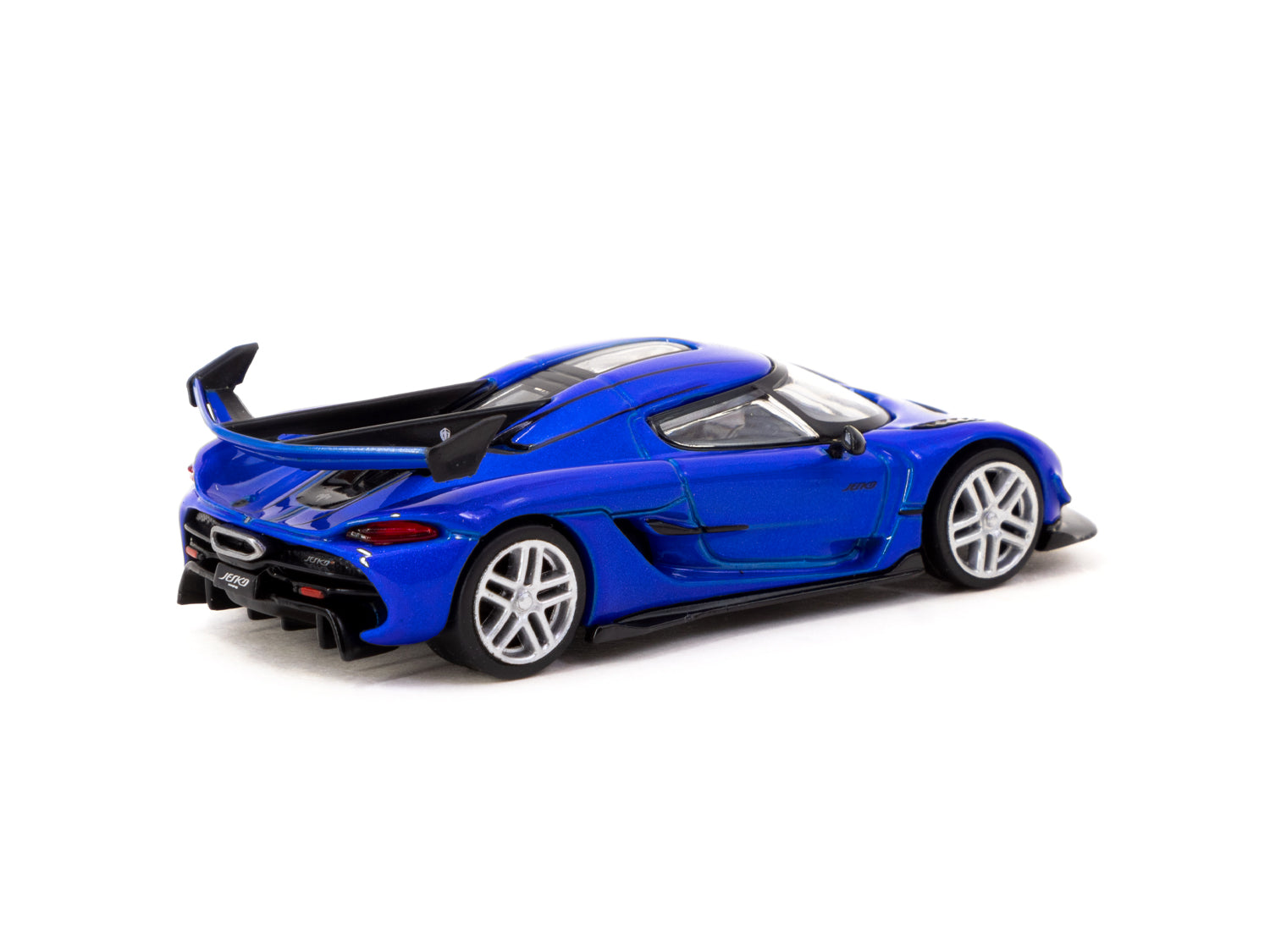 Tarmac Works 1/64 Scale Koenigsegg Jesko Attack Blue Diecast Model Car - Collectible Toy for Display & Racing Scenes