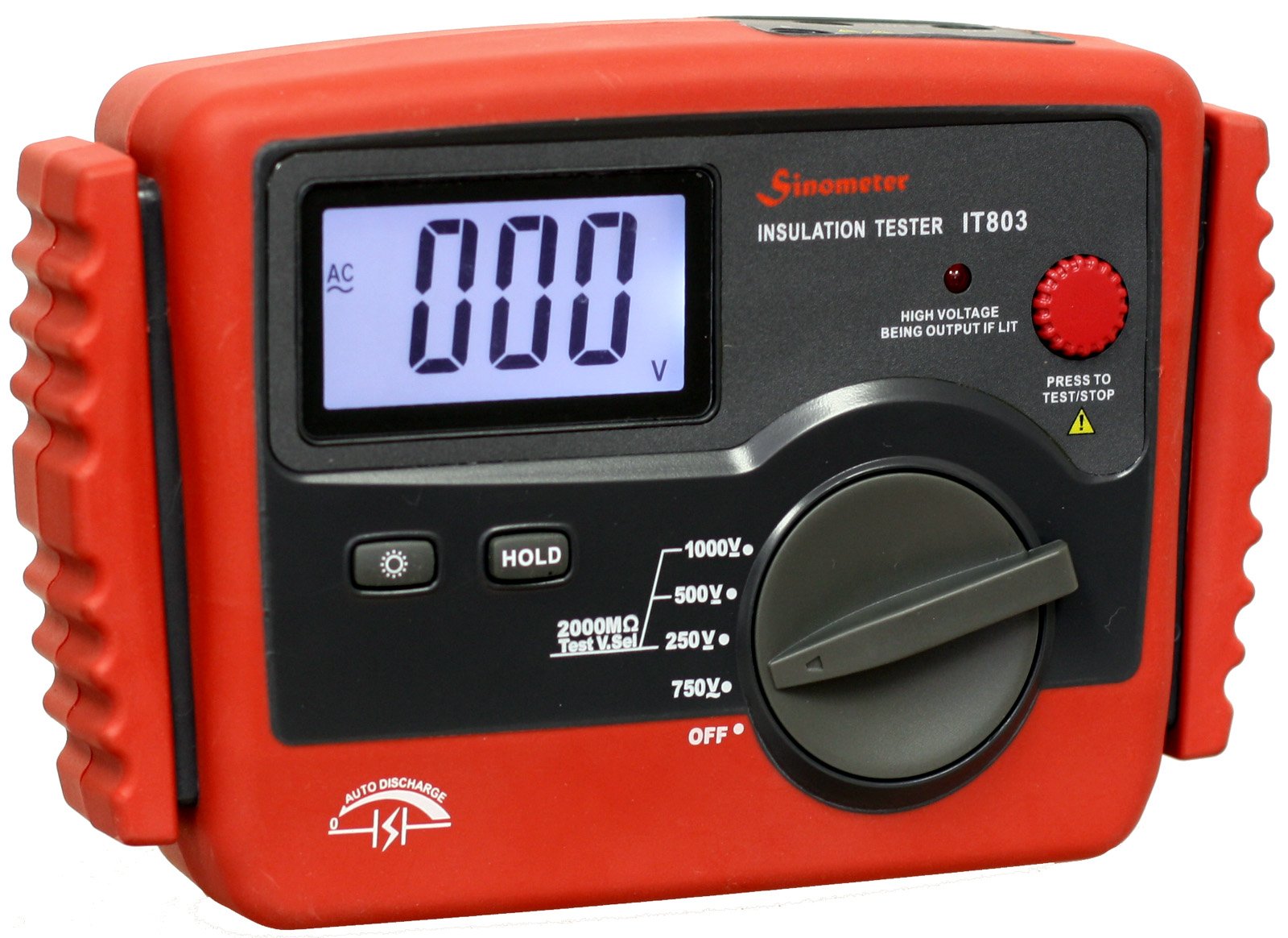 IT-803A Digital Insulation Tester - 20 GOhm Resistance Range, High Accuracy Electrical Safety Tester for Home, Industrial and Commercial Use