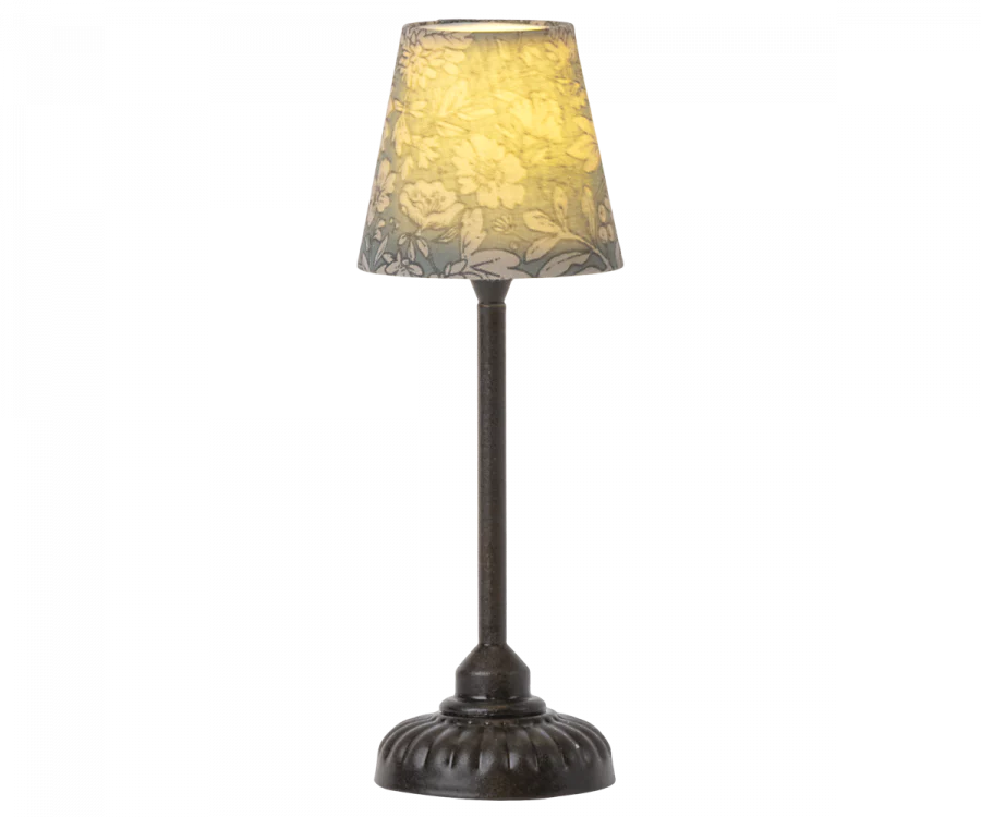Vintage Mouse Lamp - Anthracite Color Retro Desk Light for Home Office, Bedroom, and Study Room Decor