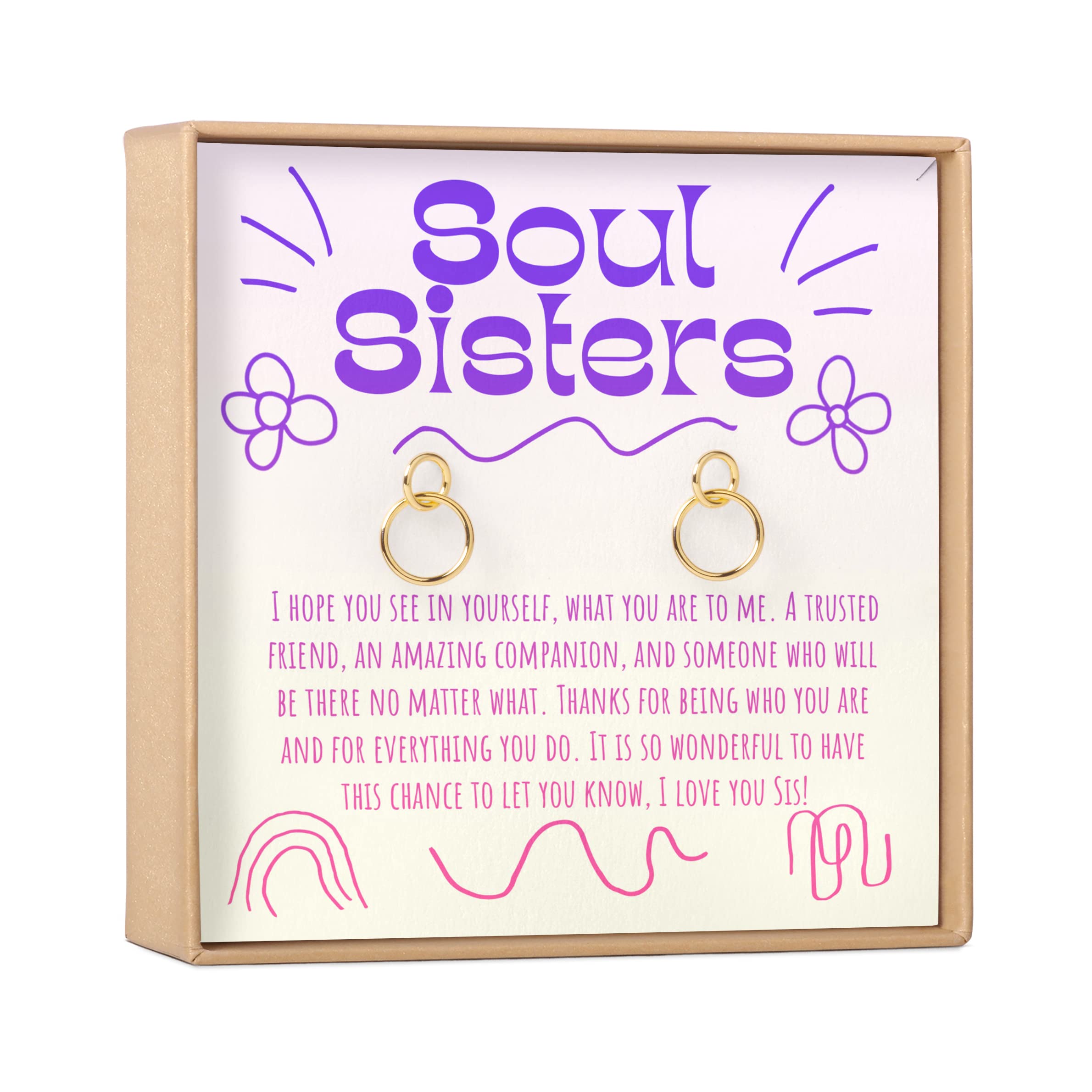 Tribe Earrings - Heartfelt Jewelry Gift Set with Card for Birthday, Holidays, Anniversary & Special Occasions | Perfect for Women, Friends, Sister & Loved Ones