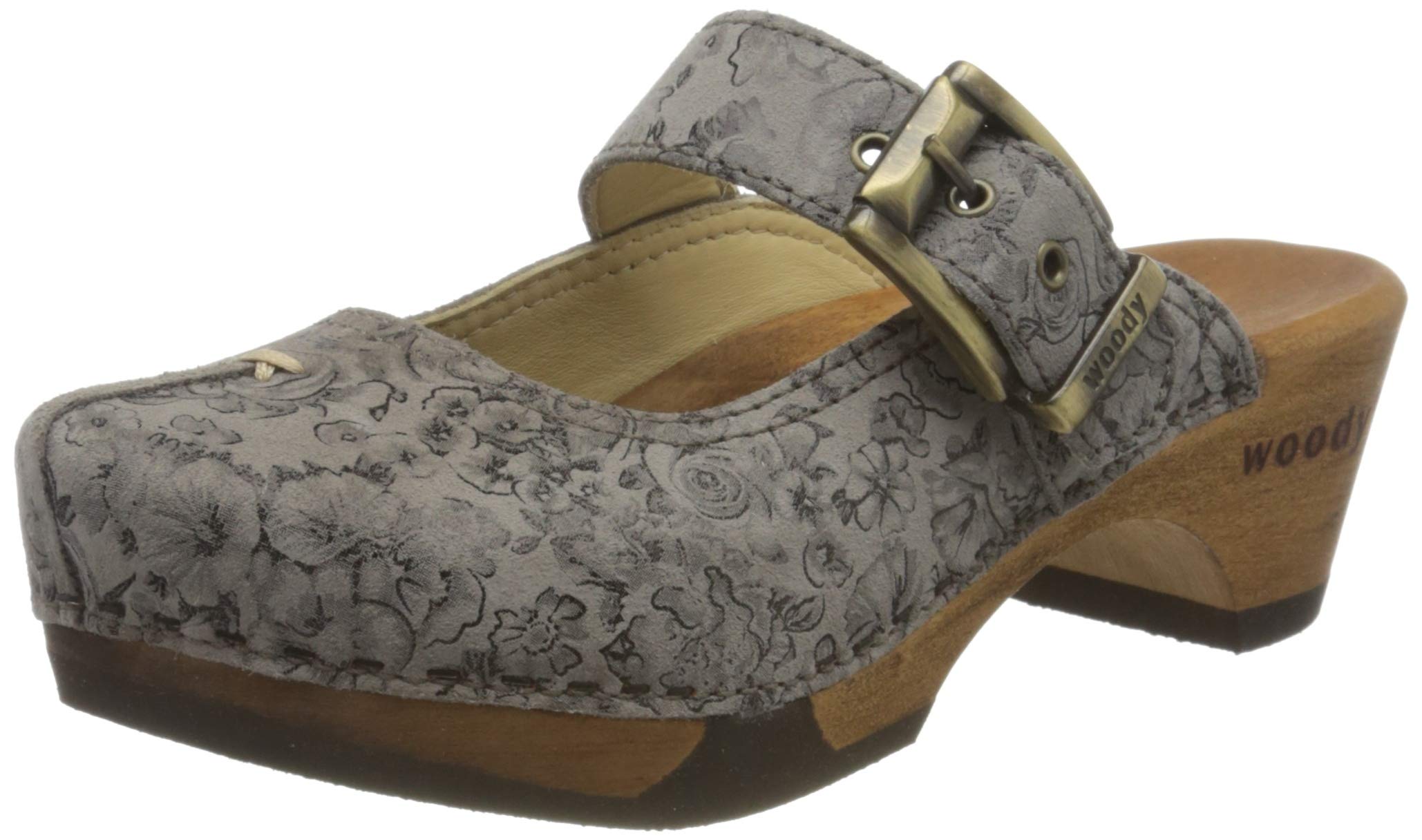 Wooden Women's Clogs - Comfortable & Stylish Slip-On Shoes for Home, Garden, and Casual Wear
