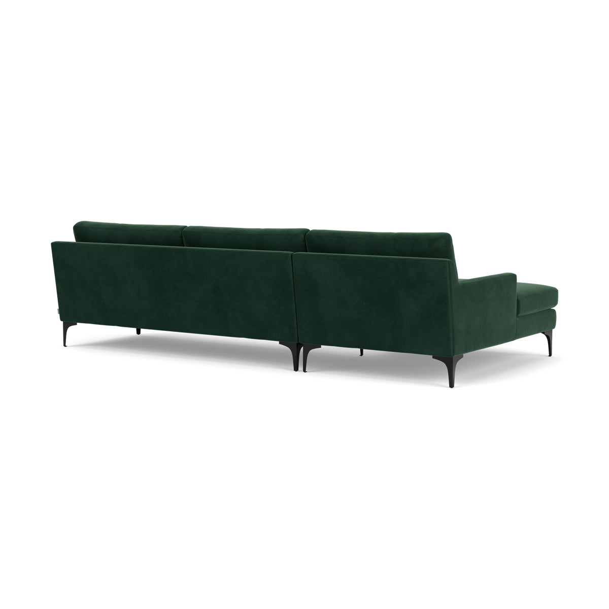 Astha Velvet Left Chaise Sofa - Luxurious Modern Sectional Couch for Living Room, Lounge & Home Theater | Soft Velvet Upholstery, Comfortable Seating, Stylish Home Decor