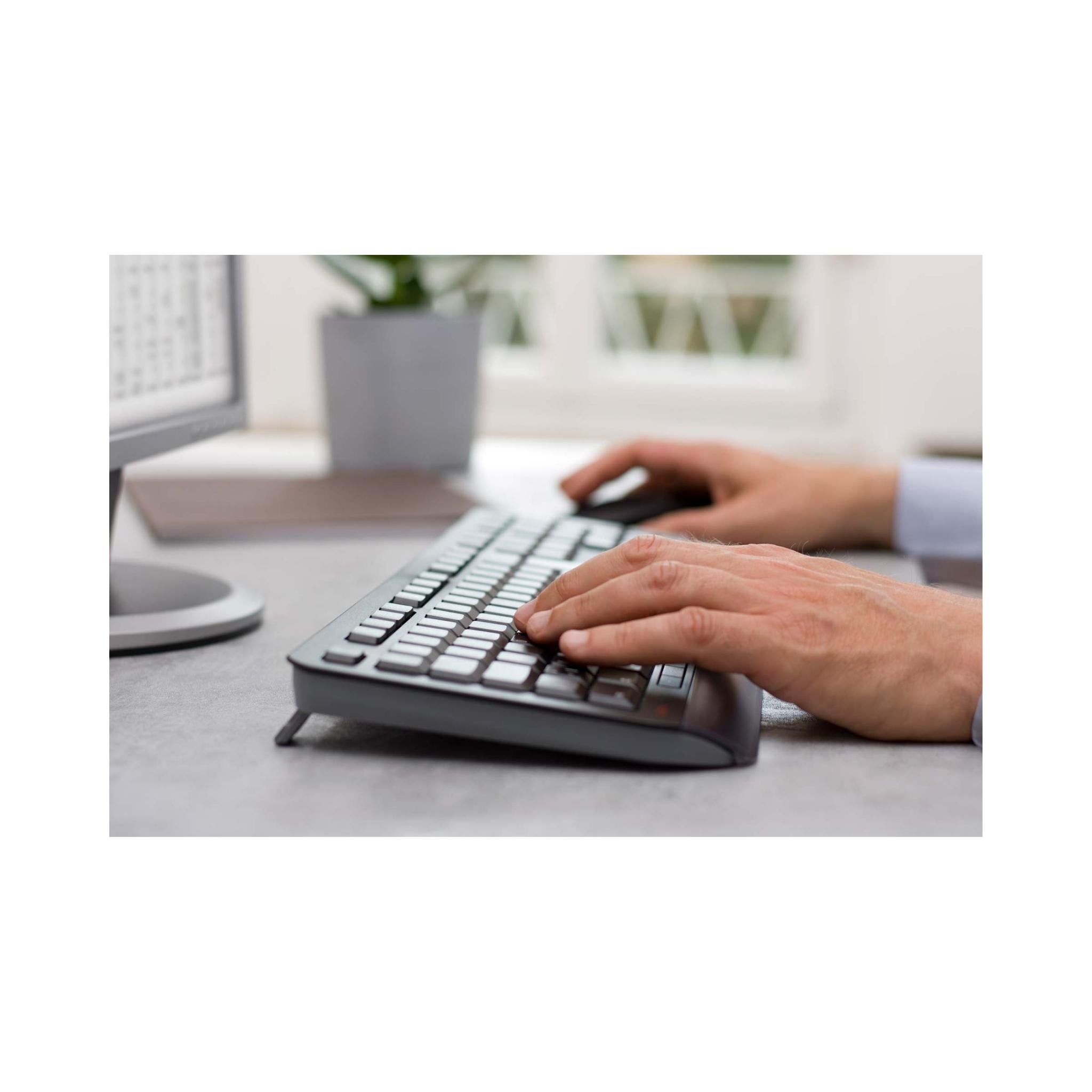 Cherry GENTIX Wireless Keyboard and Mouse Combo - Ergonomic Design for PC, Laptop, Mac - Perfect for Office, Gaming & Home Use
