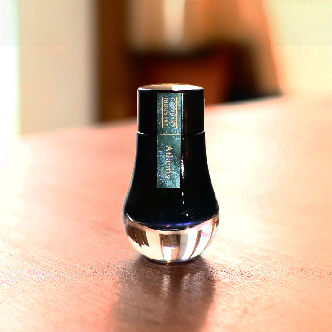 Dominant Industry Atlantis Fountain Pen Ink - 25ml Bottle for Calligraphy, Writing & Art - Premium Archival Ink for Pens, Journals & Sketchbooks