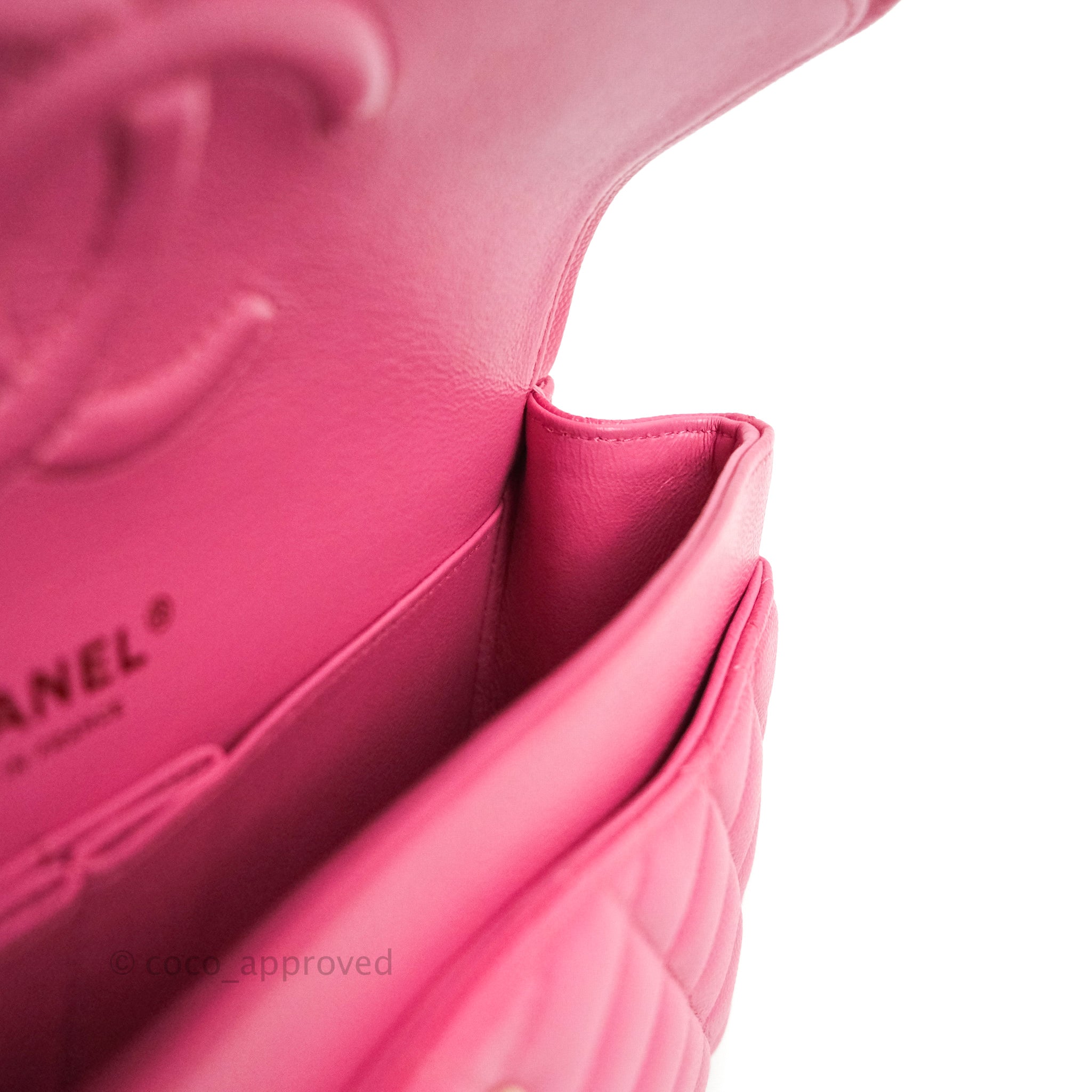 Chanel Classic Medium Double Flap Bag in Pink Caviar Leather with Gold Hardware - Perfect for Luxury Everyday Use & Special Occasions