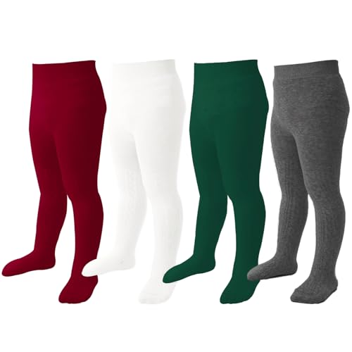 Burgundy/Ivory/Green/Charcoal-4 Pack
