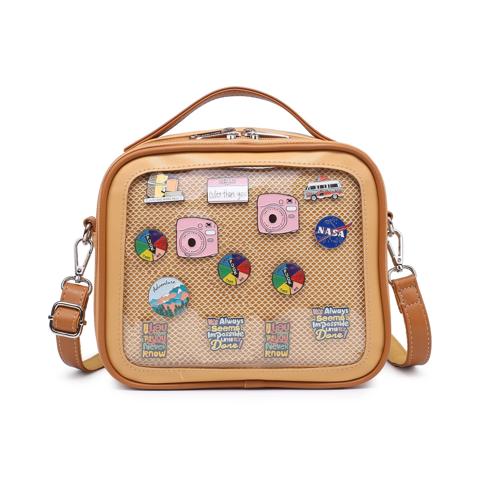 Anime Display Crossbody Bag - Stylish Ita Messenger for Cosplay & Conventions