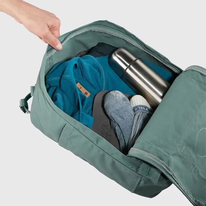 Fjallraven Kanken Backpack - Lightweight Durable Laptop Backpack for School & Travel, Deep Turquoise Blue, Perfect for Students, Hiking & Everyday Use