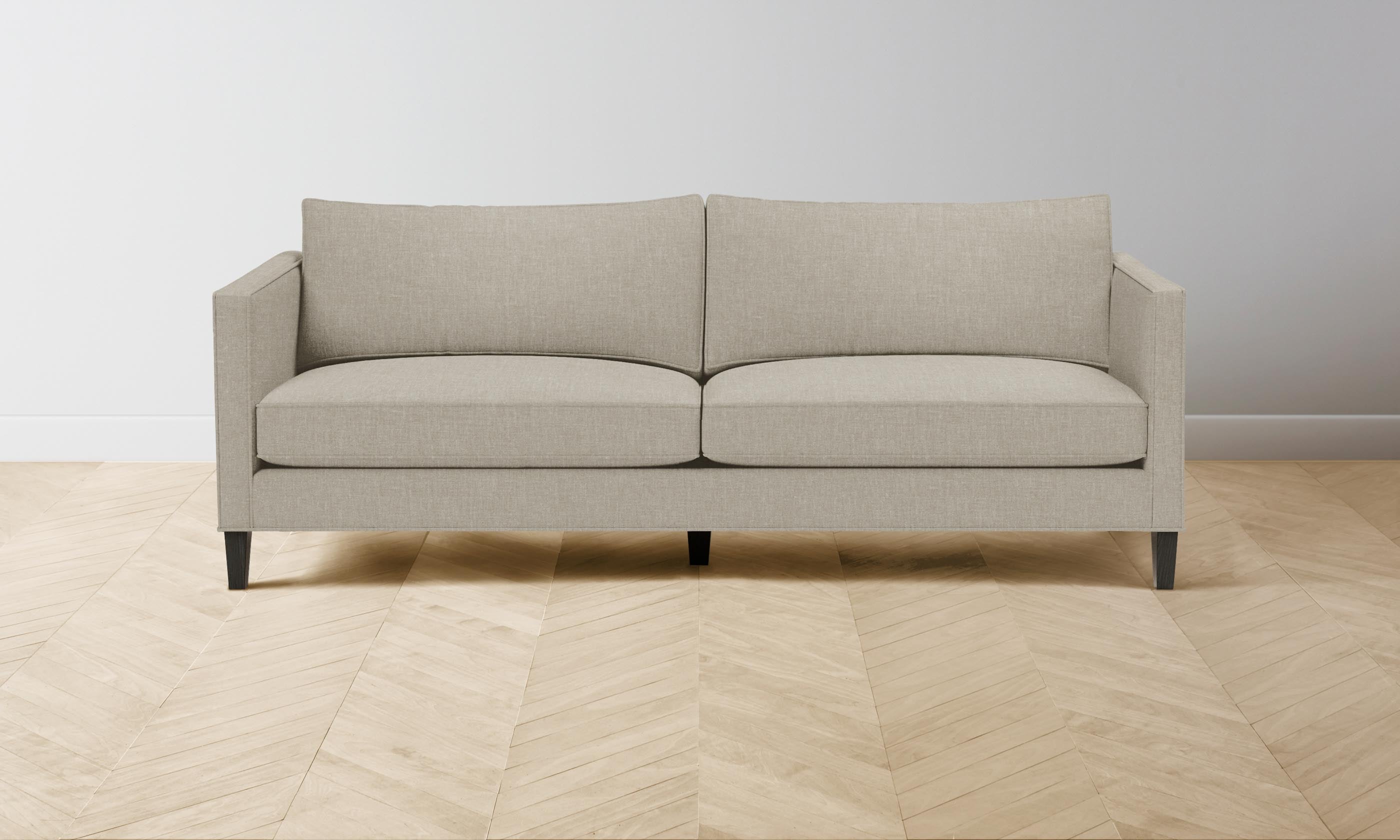 The Crosby Sofa - Premium Heritage Belgian Linen Upholstery with Solid Alder Wood Frame | Perfect for Living Room, Lounge & Modern Home Decor