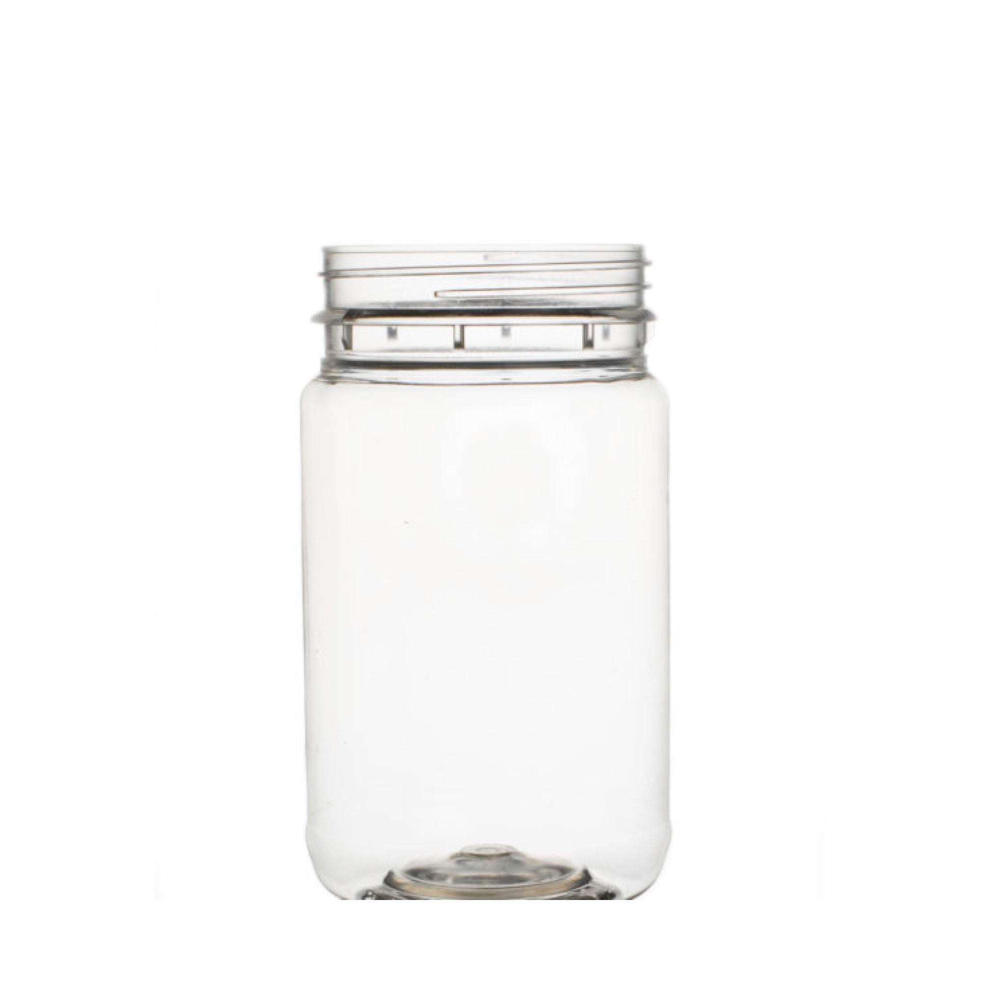10-Pack 500g Clear Round Plastic Honey Jars with Lids - Food Grade BPA-Free Containers for Honey, Jam, Syrup & DIY Crafts - Perfect for Home Kitchen, Beekeeping & Gift Packaging