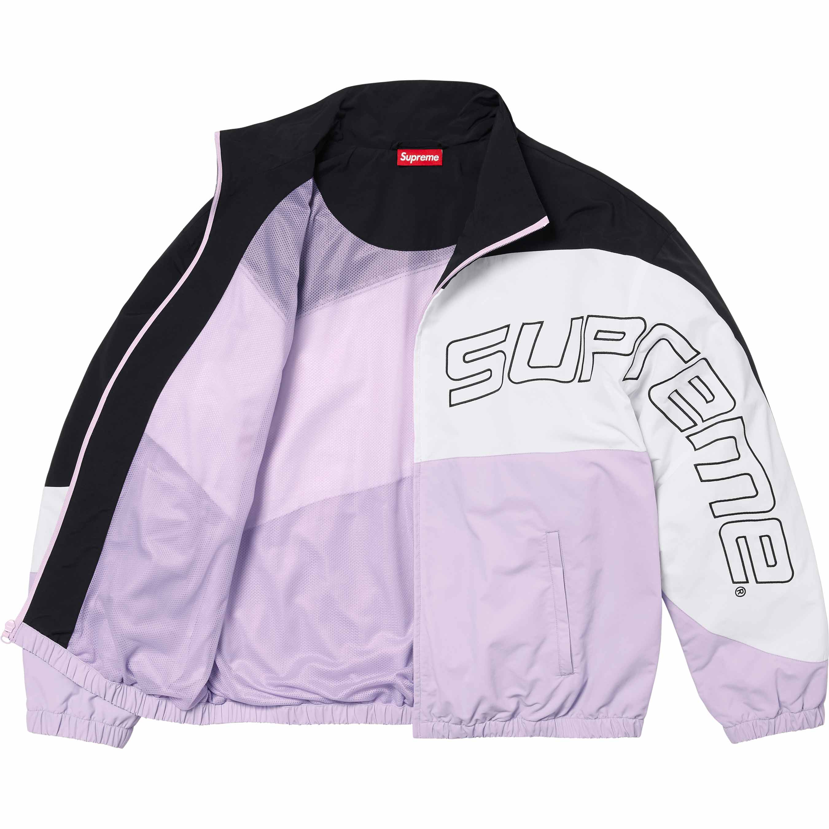 Supreme Curve Track Jacket - Purple Athletic Running Jacket for Men & Women | Lightweight Windbreaker for Outdoor Sports & Streetwear Fashion