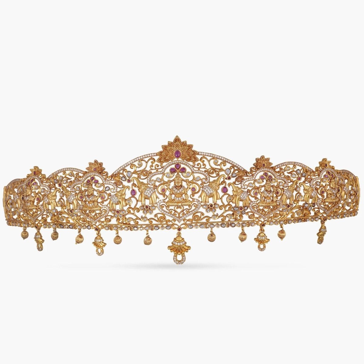 Bhumi Vintage Bridal Jewelry Set - Elegant Antique Necklace & Earrings for Weddings, Anniversaries & Special Occasions