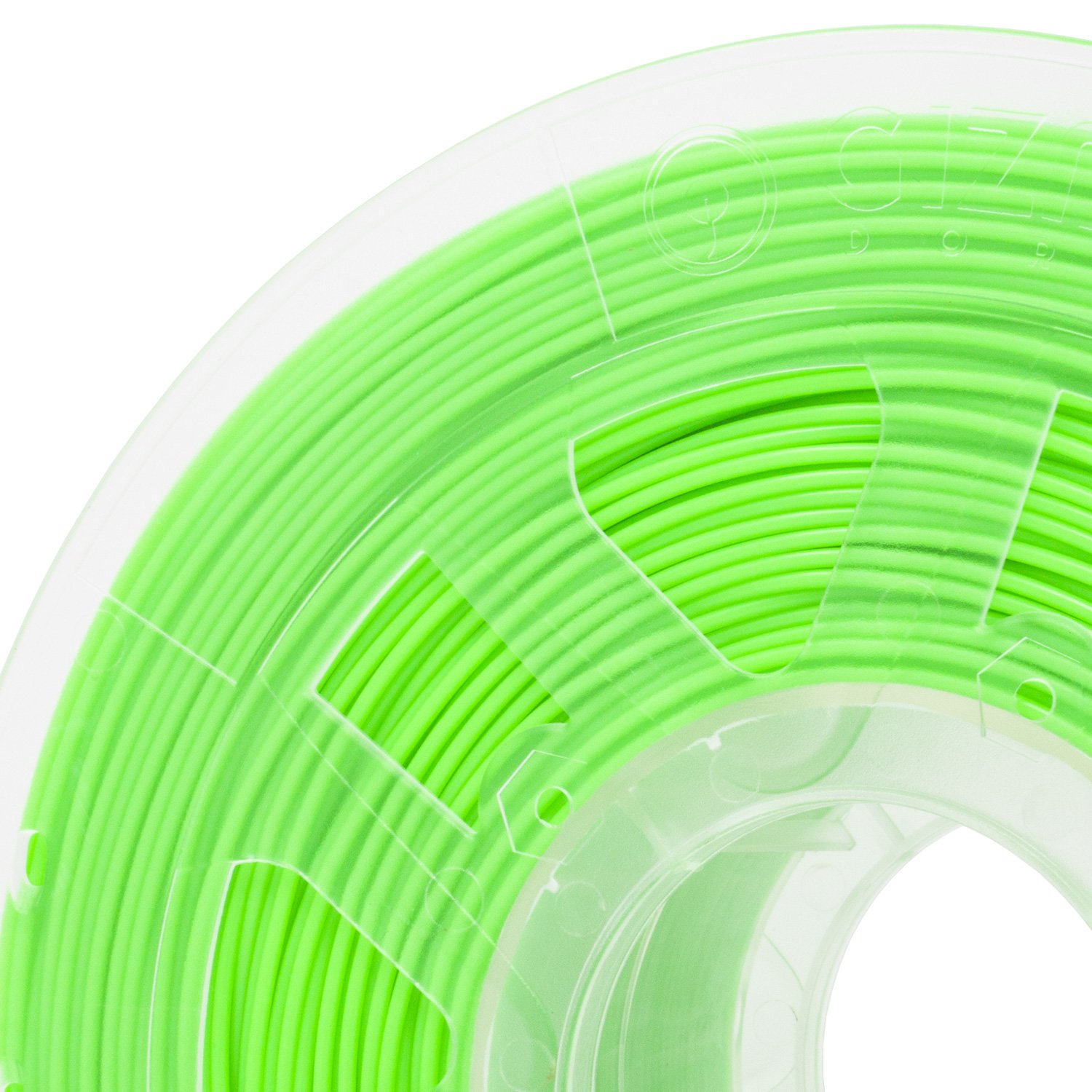 Gizmo Dorks 1.75mm ABS 3D Printer Filament 1kg (2.2lb) - Fluorescent Green UV Reactive - High Strength, Low Warping - Perfect for Cosplay Props, DIY Models & Educational Projects