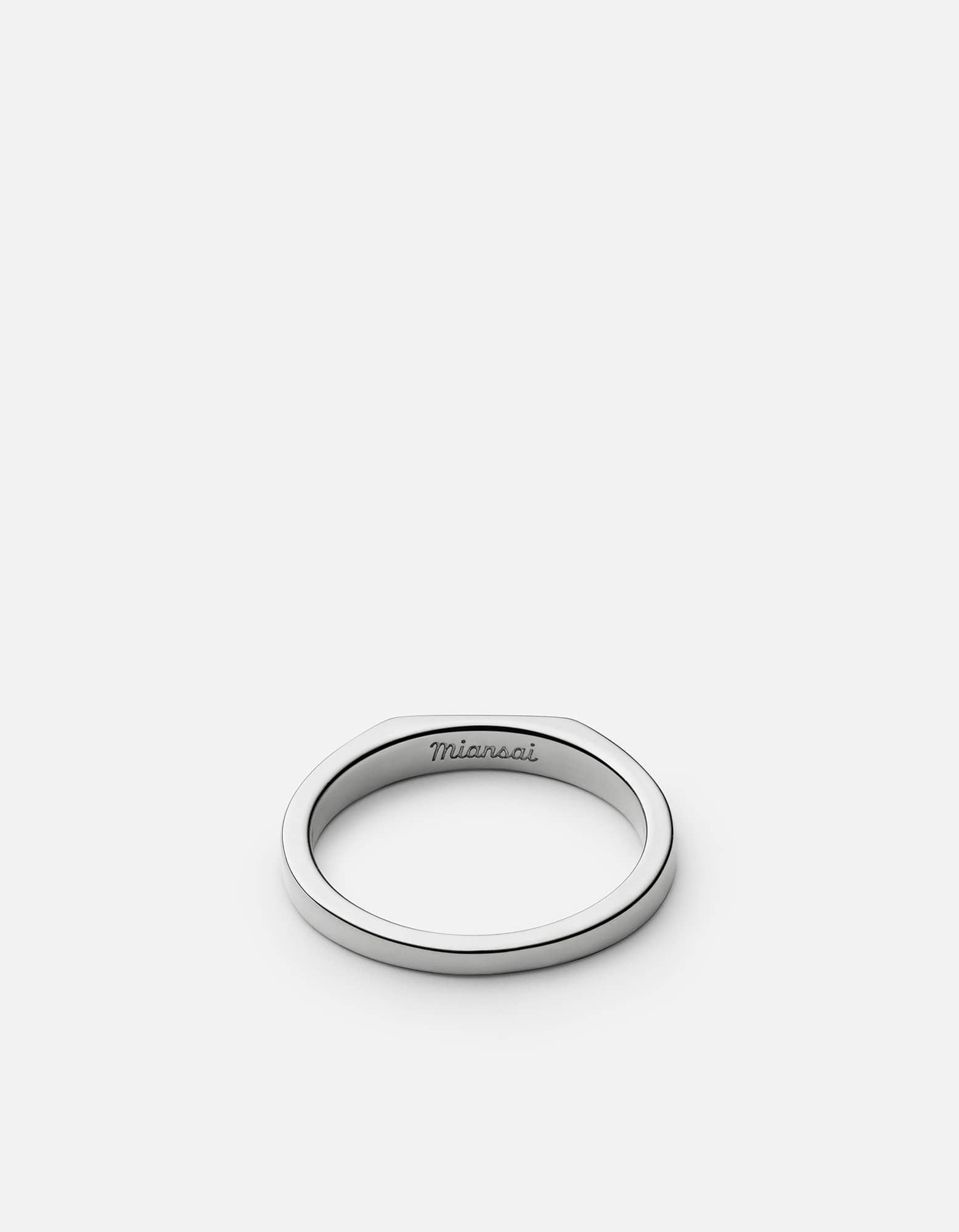 Thin Geo Ring - Sterling Silver Minimalist Jewelry for Women & Men - Perfect for Everyday Wear, Gifts & Special Occasions
