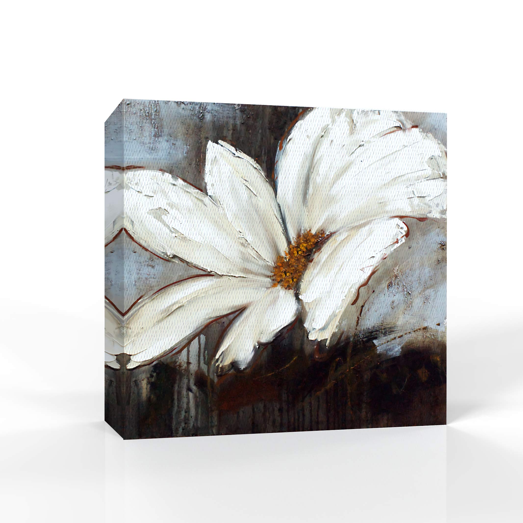 Wall26 Canvas Wall Art - Beautiful Flower Pictures for Home Decor, Bedroom & Living Room Paintings, Framed Canvas Prints 12x12 inches - Perfect for Modern & Cozy Spaces