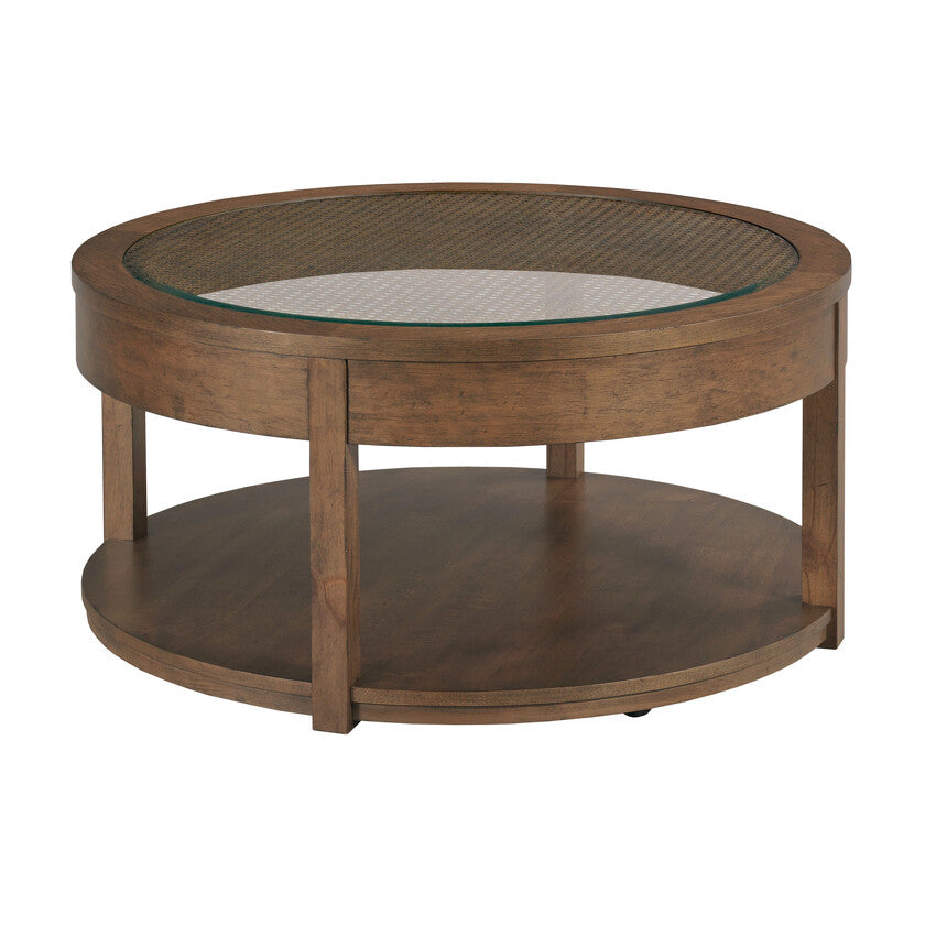 Round Coffee Table and End Table Set - Modern Side Table for Living Room, Bedroom, or Office - Perfect for Coffee, Books, and Decor
