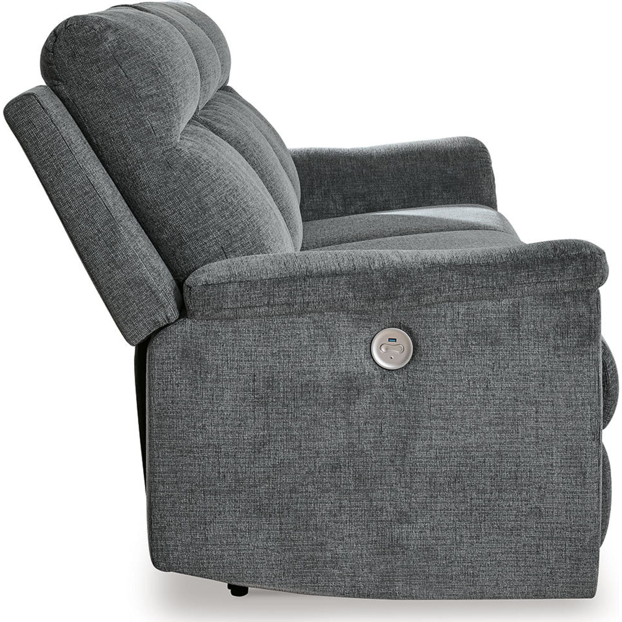 Barnsana Power Reclining Sofa - Electric Recliner Couch with USB Charging & Cup Holders | Modern Living Room Furniture for Home Theater & Relaxation