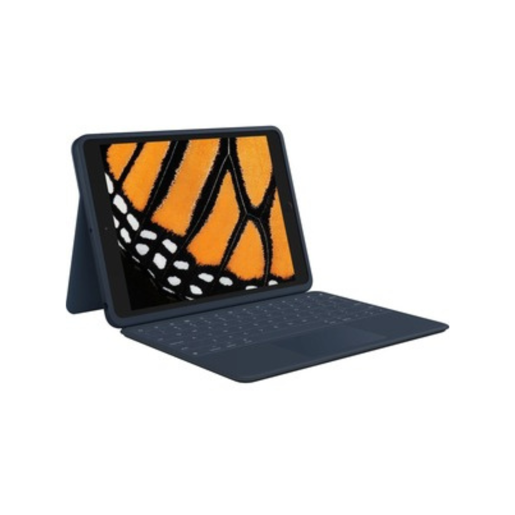 Logitech Rugged Keyboard Case for iPad 7th/8th Generation - Protective Cover with Backlit Keys | Perfect for Work, Travel & Outdoor Use