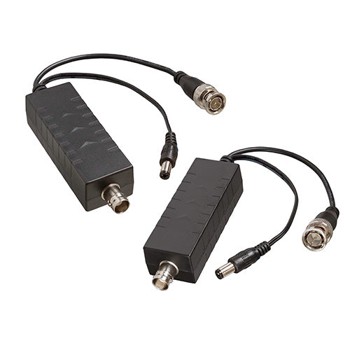 5MP High Definition Video Balun with Power - HD 1POC for CCTV Security Camera Systems - Perfect for Home & Business Surveillance