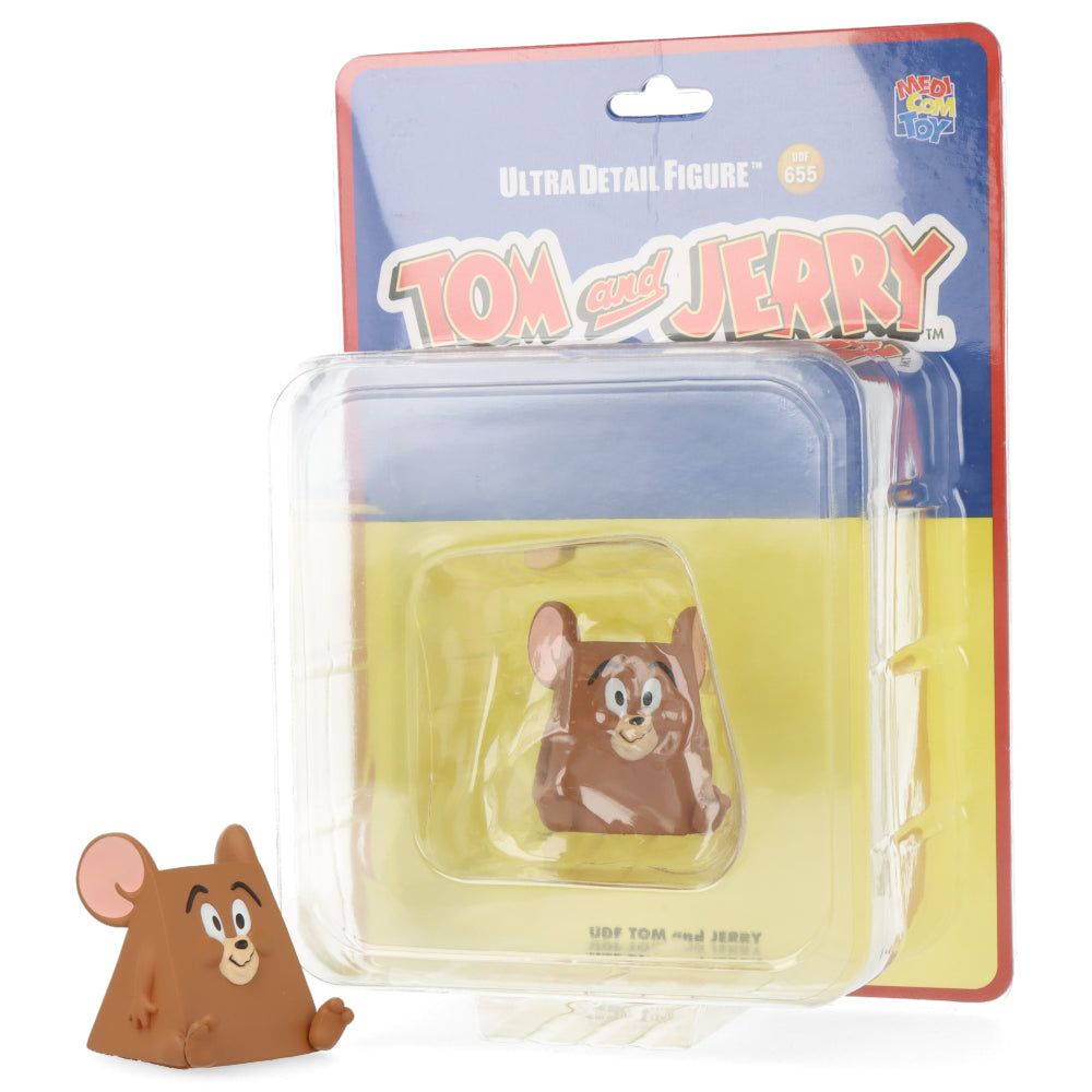 Tom and Jerry UDF Triangular Prism Figurine - Collectible Cartoon Character Decoration for Home, Office & Anime Fans