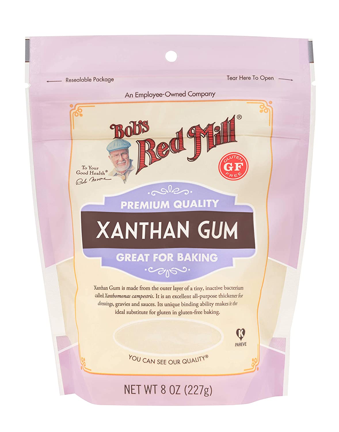 **Bobs Red Mill Xanthan Gum - Gluten-Free Thickener for Baking, Cooking & Smoothies | 8 oz Resealable Bag**