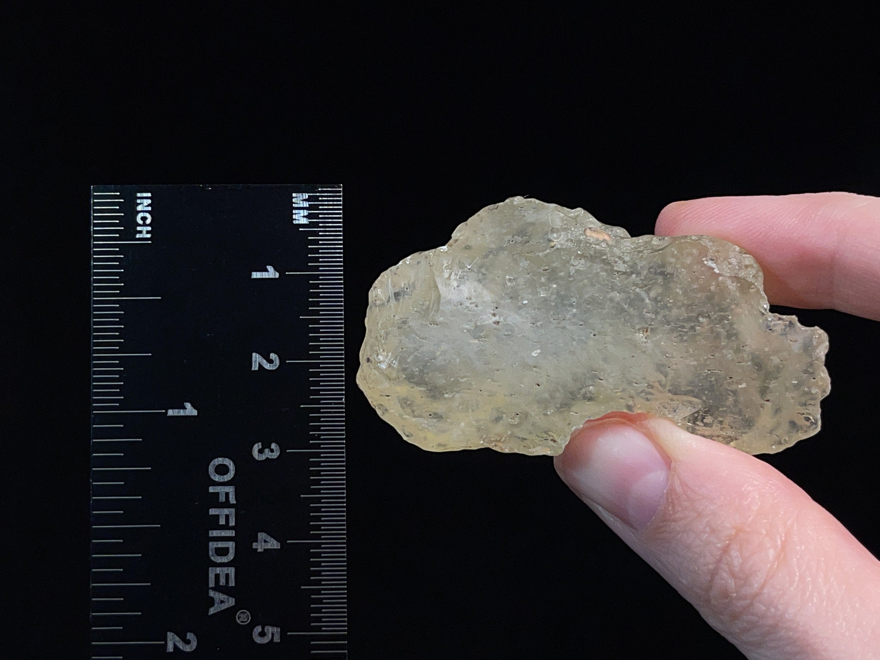 Libyan Desert Glass Raw Crystal - Rare 2A Grade 26.8g - Metaphysical Healing Stones for Meditation & Energy Work - Authentic Natural Gemstone for Jewelry Making & Spiritual Collection