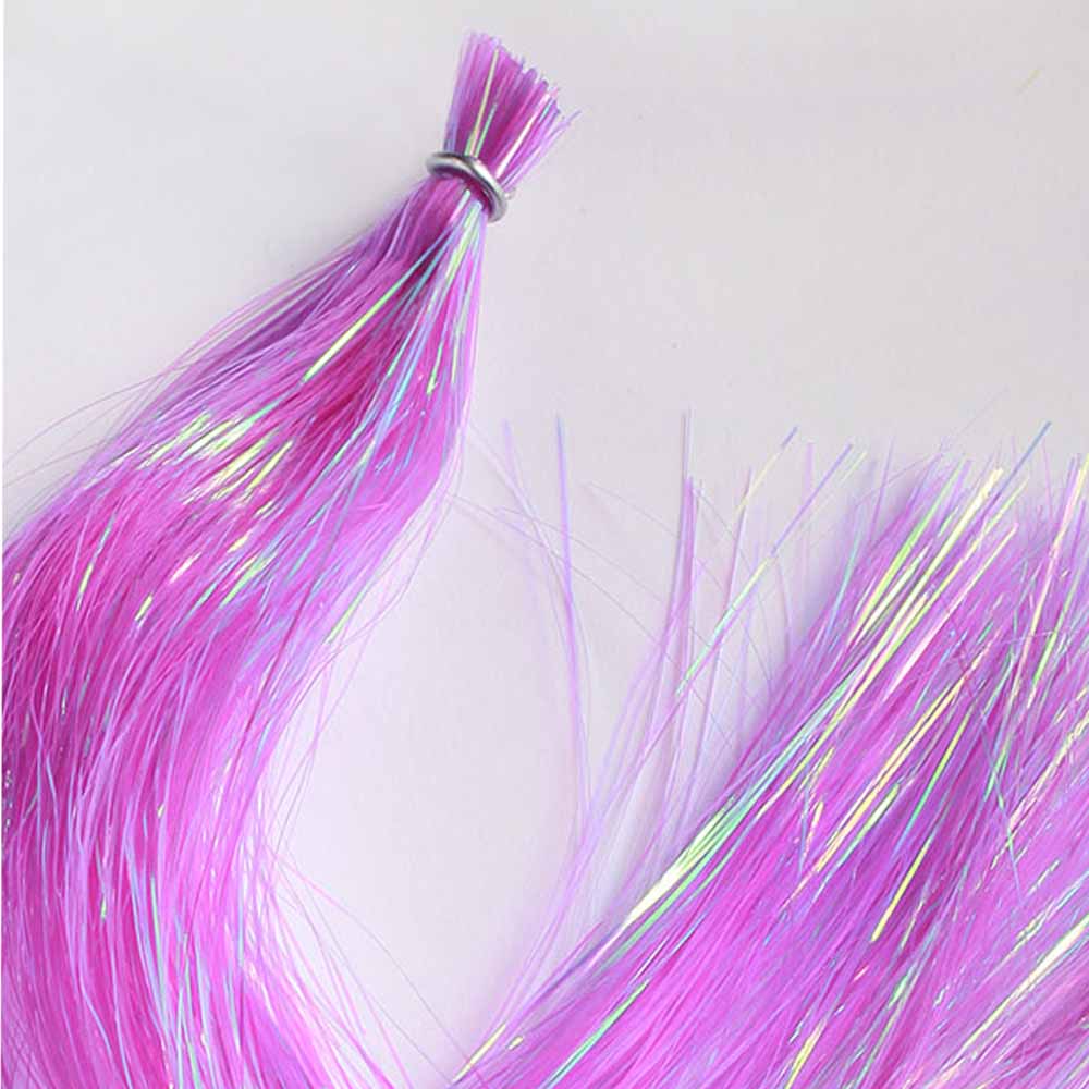 Hedron Dyed Pearl Flashabou - Vibrant Fishing Lure Material for Fly Tying & Streamer Patterns | Perfect for Trout, Bass, and Saltwater Fishing