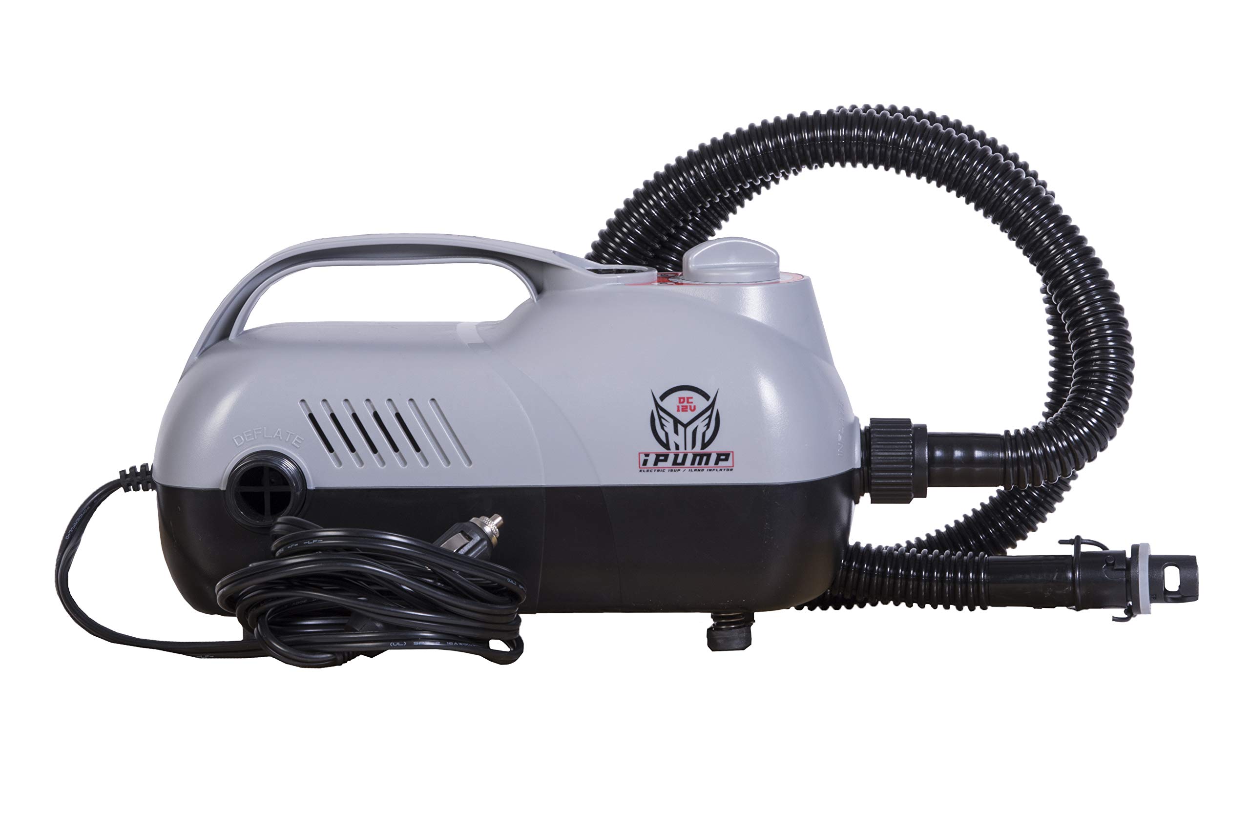 HO Sports Electric Drop Stitch Pump for Inflatables - Fast Inflation for SUPs, Kayaks & Air Mattresses - Perfect for Beach, Camping & Water Sports