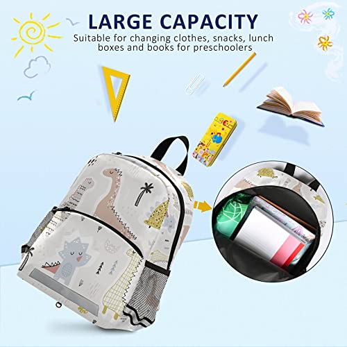 Dinosaur Kids Backpack with Leash - Cute Toddler School Bag for Boys & Girls Ages 3-8 | Perfect for Kindergarten, Preschool, Travel & Daily Use