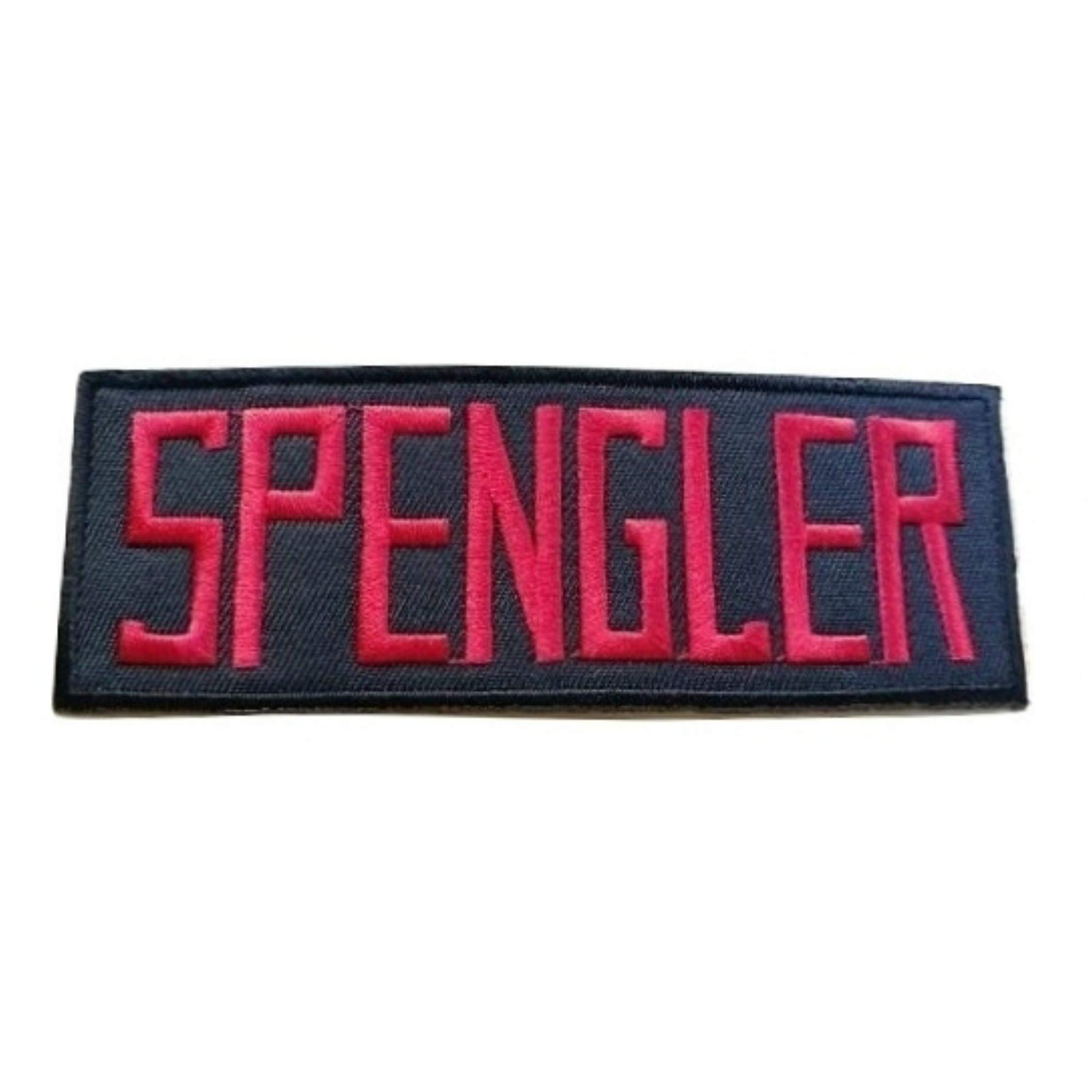 Ghostbusters Spengler Name Iron-On Patch for Cosplay, Costumes & DIY Crafts – Perfect for Halloween, Comic Con & Movie-Themed Events