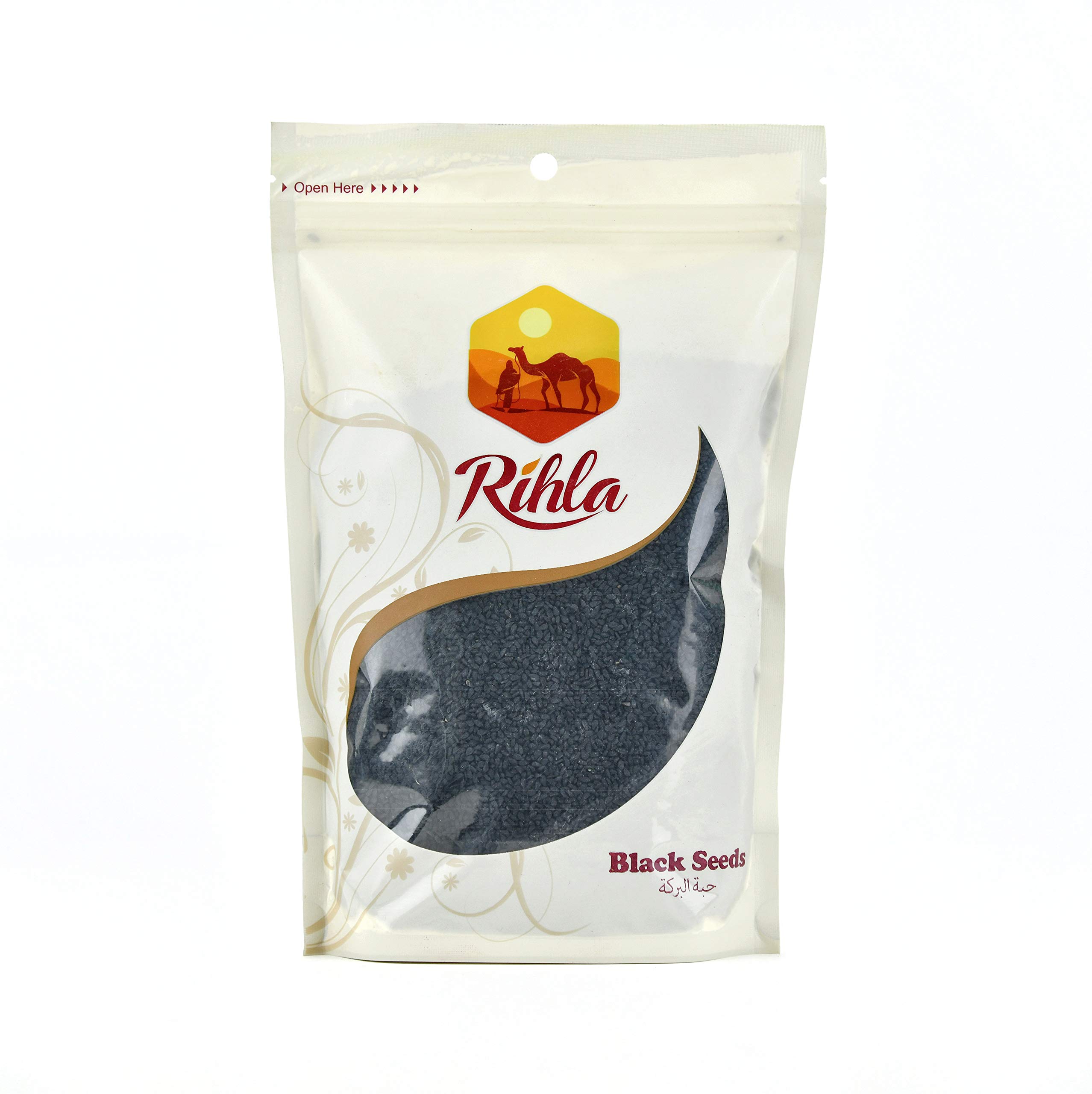 Premium Black Seeds (Nigella Sativa) - Organic Habbatus Sauda - Rihla Superfoods - 1.1 Lb (500g) - Immune Support & Natural Remedy for Cooking, Baking & Wellness