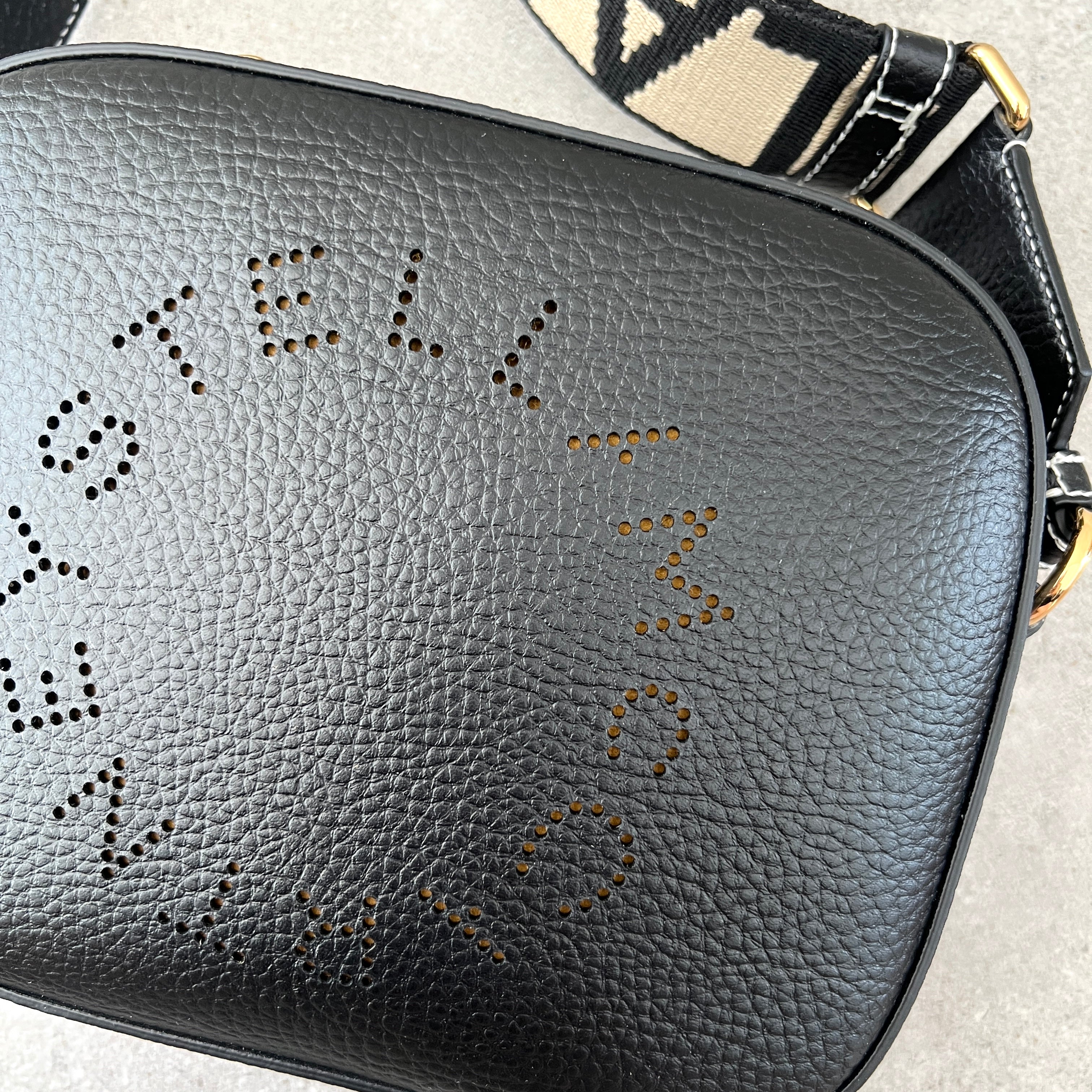 Stella Logo Camera Bag - Stylish Leather Crossbody Bag for Women, DSLR & Mirrorless Cameras - Perfect for Travel, Photography & Everyday Use